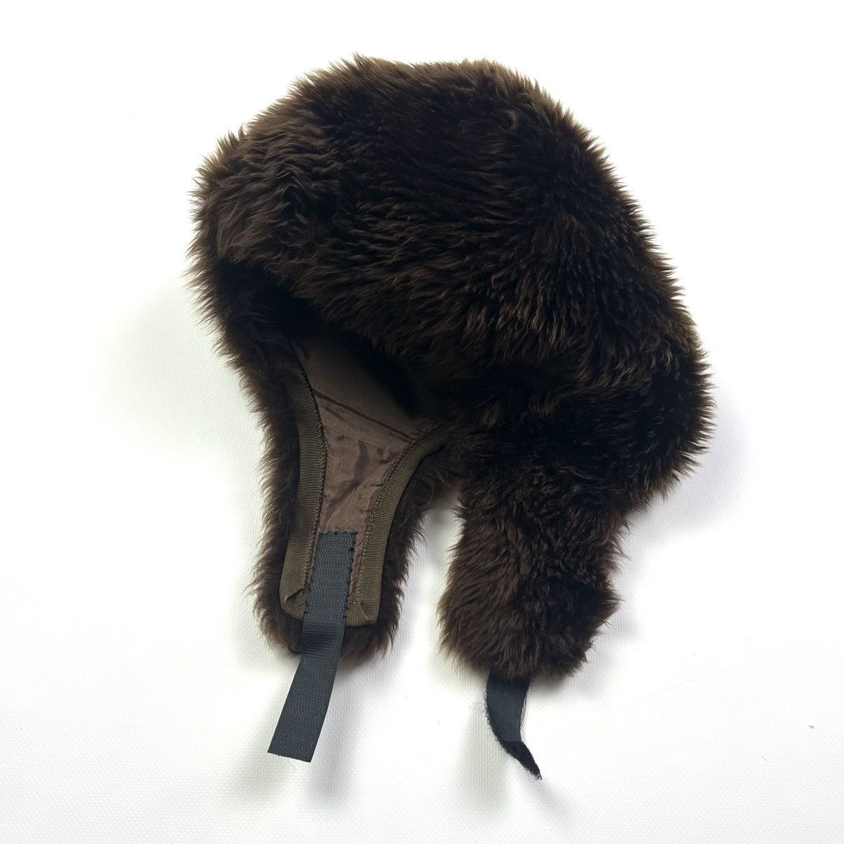Hysteric Glamour 🐻 Y2K Faux Fur Ushanka Vintage Fuzzy Warm Trapper Hat Size ONE SIZE - 1 Thumbnail