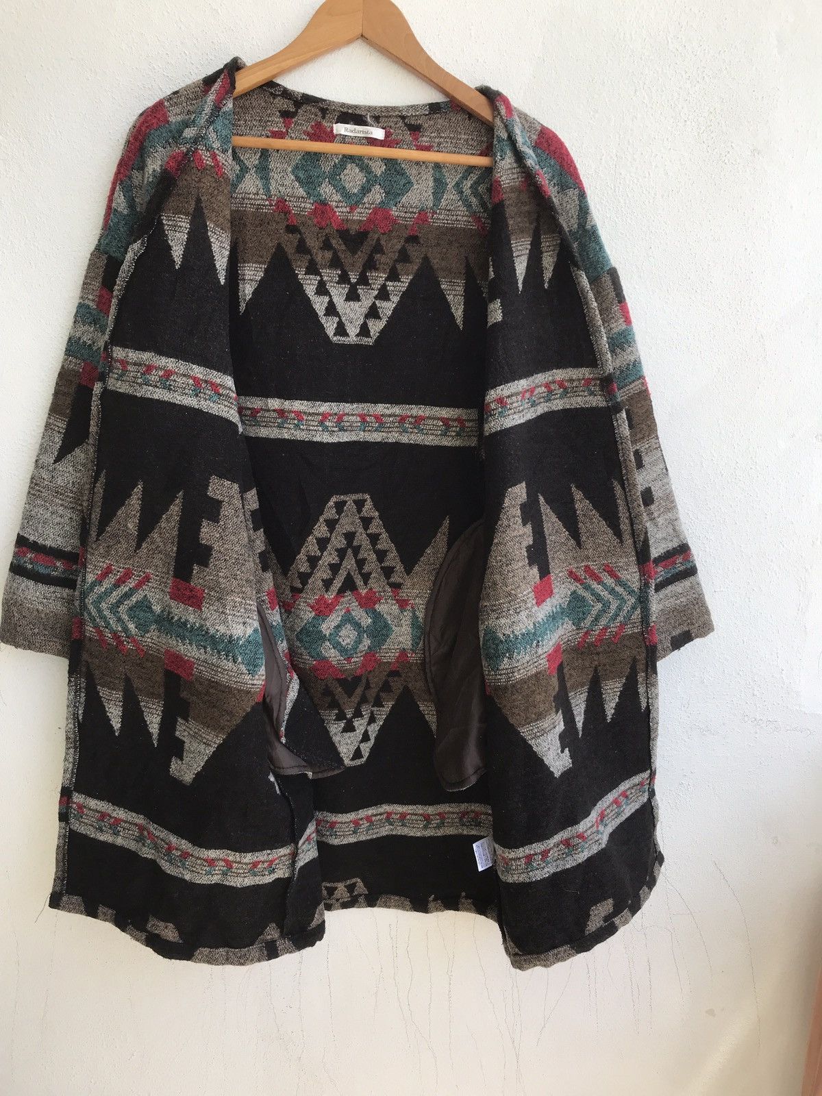 If Six Was Nine × Japanese Brand Vintage Navajo Native Cardigan Jacket Size US L / EU 52-54 / 3 - 4 Thumbnail