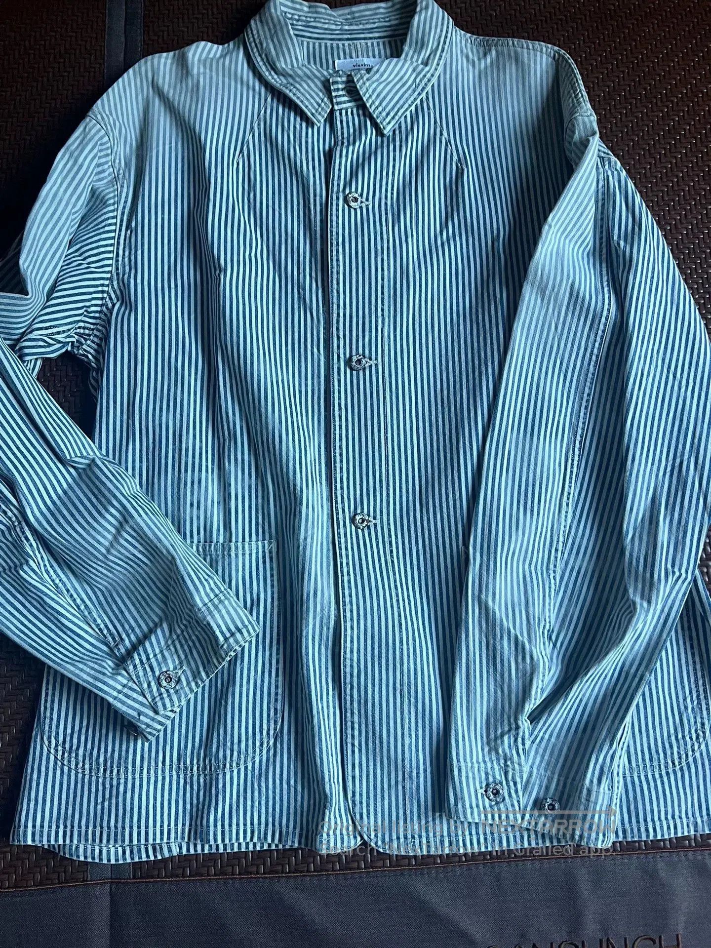 Visvim Visvim Coverall Hickory Dry Striped Shirt. Size US L / EU 52-54 / 3 - 2 Thumbnail