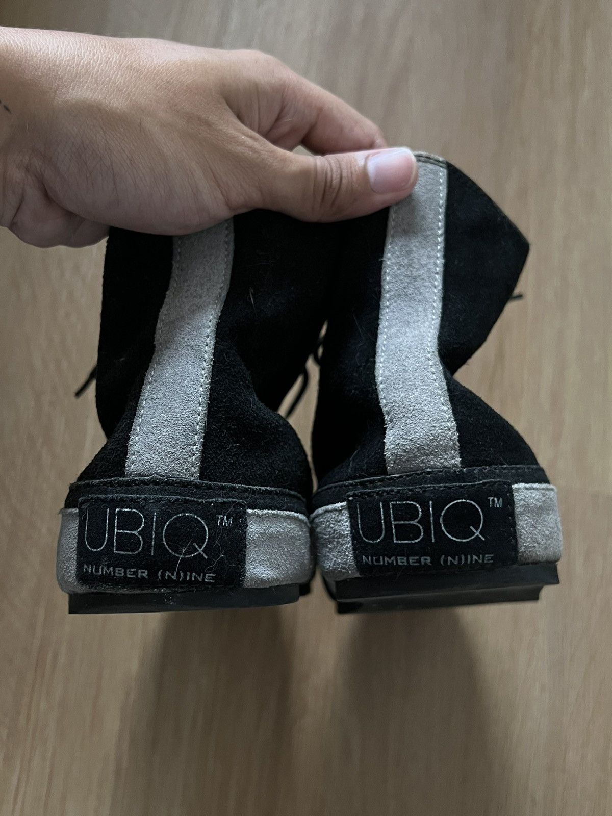 Takahiromiyashita The Soloist. AW2013 Number(N)ine x UBIQ High-Top Suede Sneakers Size US 10 / EU 43 - 7 Thumbnail