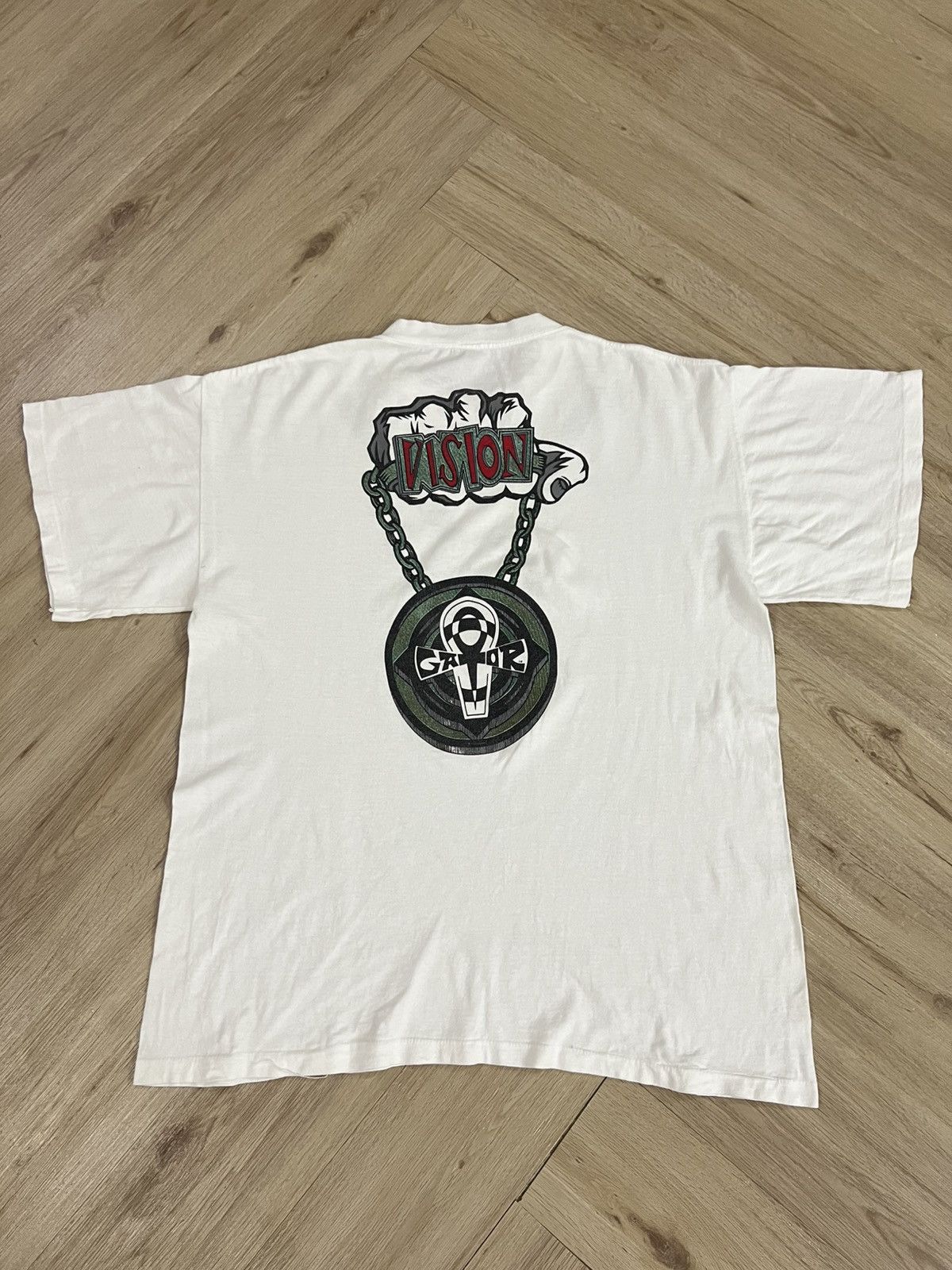 Vintage × Vision Streetwear Vintage Vision Streetwear RARE 90s Shirt Size US XL / EU 56 / 4 - 1 Thumbnail