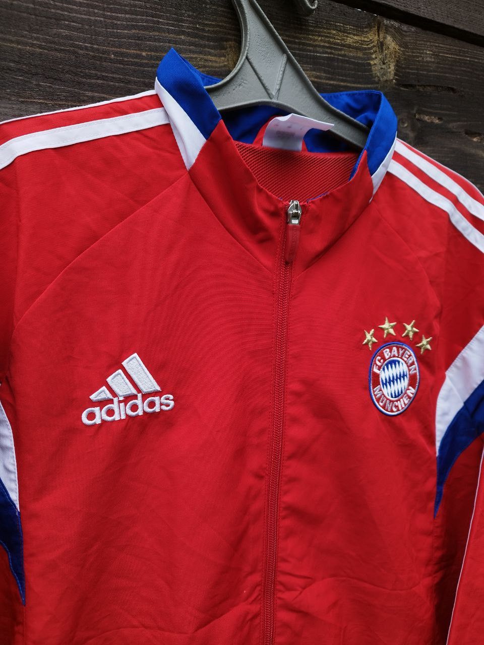 Adidas Vintage FC Bayern Munich ADIDAS Tracksuit Football jacket Size US L / EU 52-54 / 3 - 4 Thumbnail