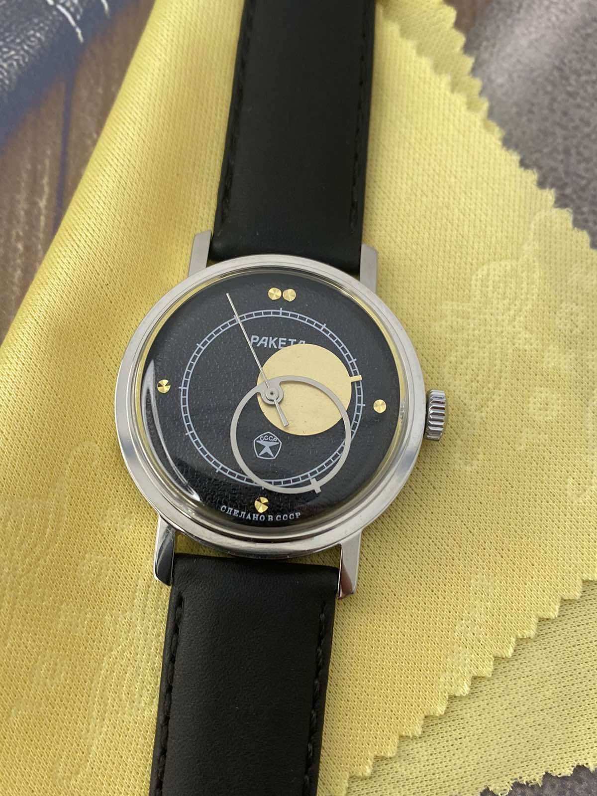 Vintage Watch RaketaSputnik Kirova Soviet Mechanical Vintage Size ONE SIZE - 4 Thumbnail