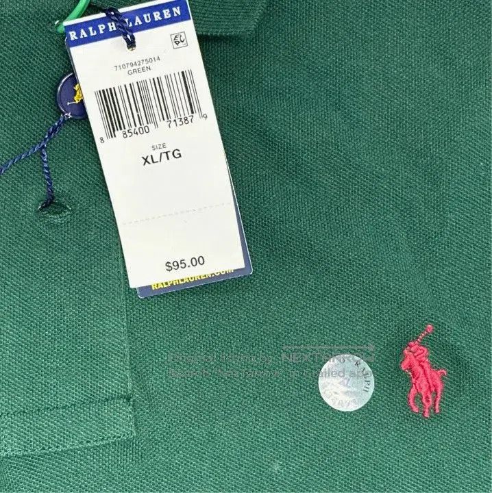 Polo Ralph Lauren Polo Ralph Lauren Logo Embroidered Men's Polo Shirt. Size US XL / EU 56 / 4 - 4 Thumbnail