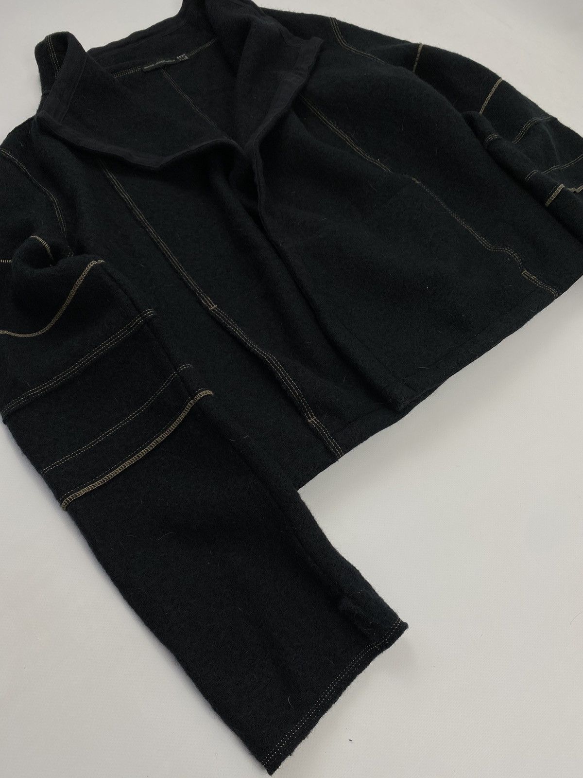 Marithe + Francois Girbaud 🚨 Marithe + Francois Girbaud Cravatatakiller wool jacket Size XL / US 12-14 / IT 48-50 - 3 Thumbnail