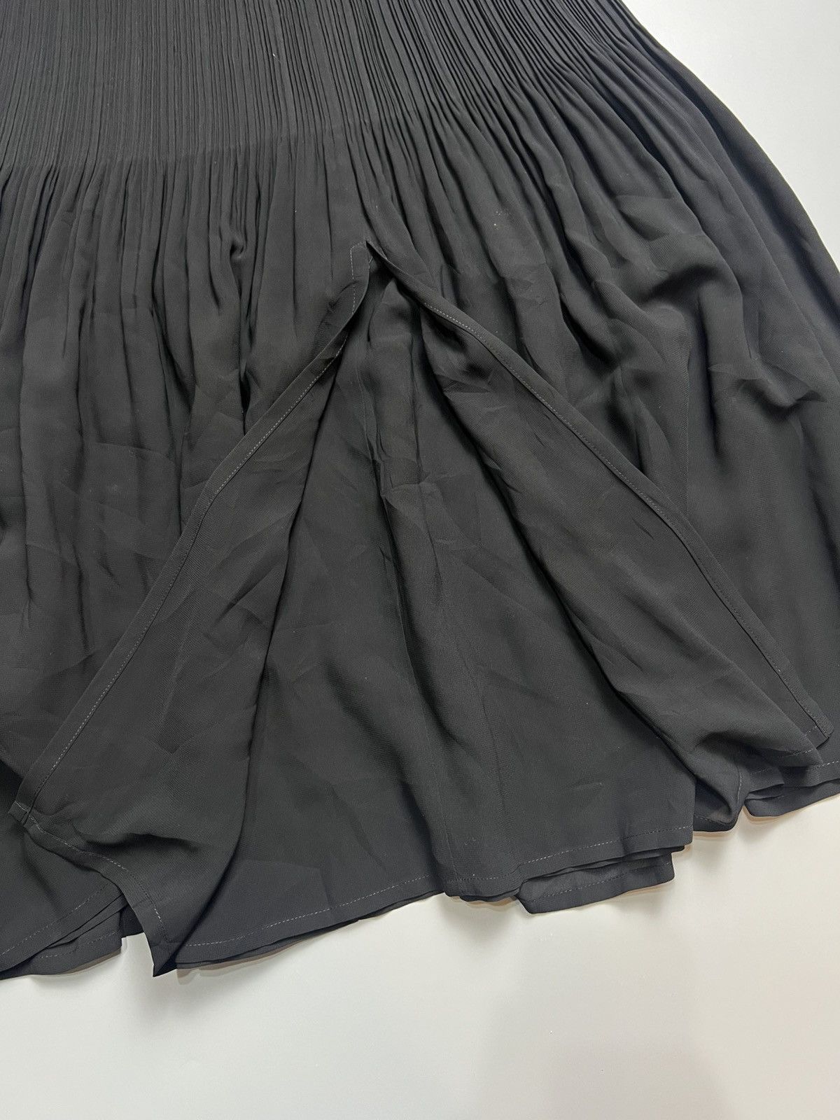 Issey Miyake × Pleats Please Issey Miyake × Vintage Vintage Fete Issey Miyake Pleats Midi Skirts Size 31" - 4 Thumbnail