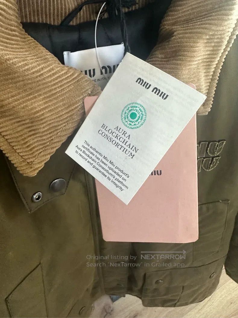 Miu Miu Miu Miu 36 Military green jacket coat Size S / US 4 / IT 40 - 3 Thumbnail