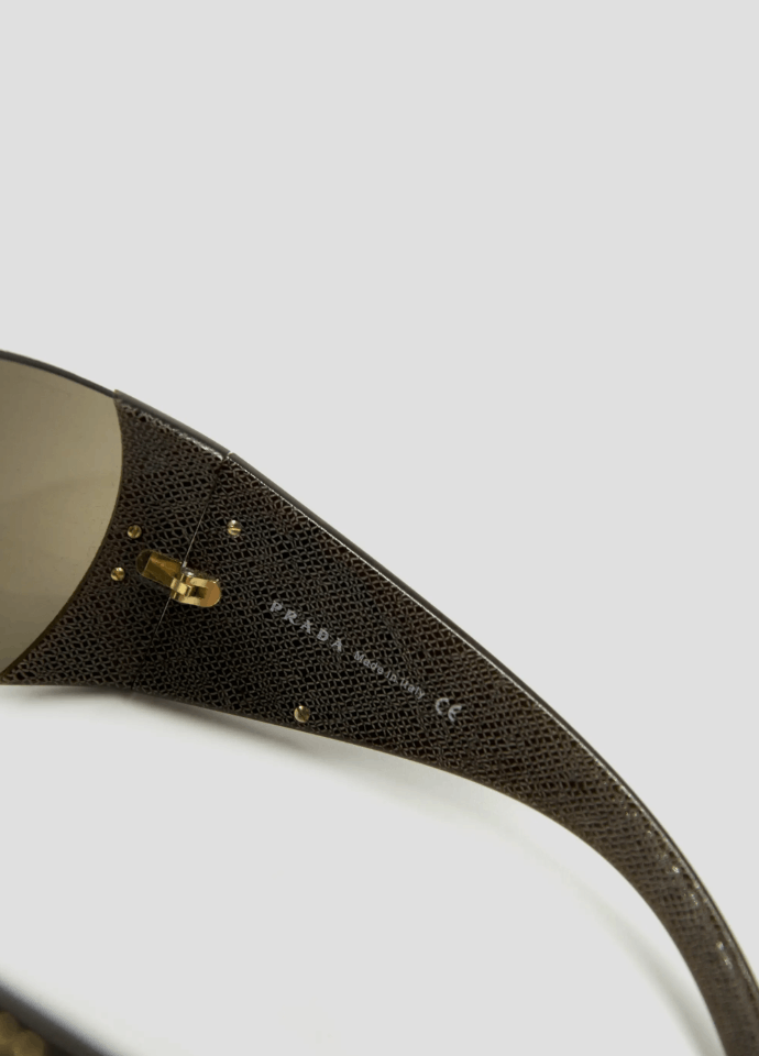 Prada PRADA Sunglasses Flame 2004 Star Mask Fire Chrome Silver Size ONE SIZE - 7 Thumbnail