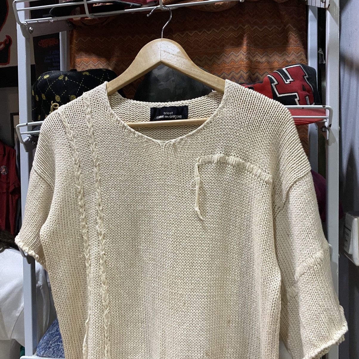 Comme des Garcons Vintage Tricot Comme des Garçons Reconstruct Knit Sweater Size US M / EU 48-50 / 2 - 3 Thumbnail