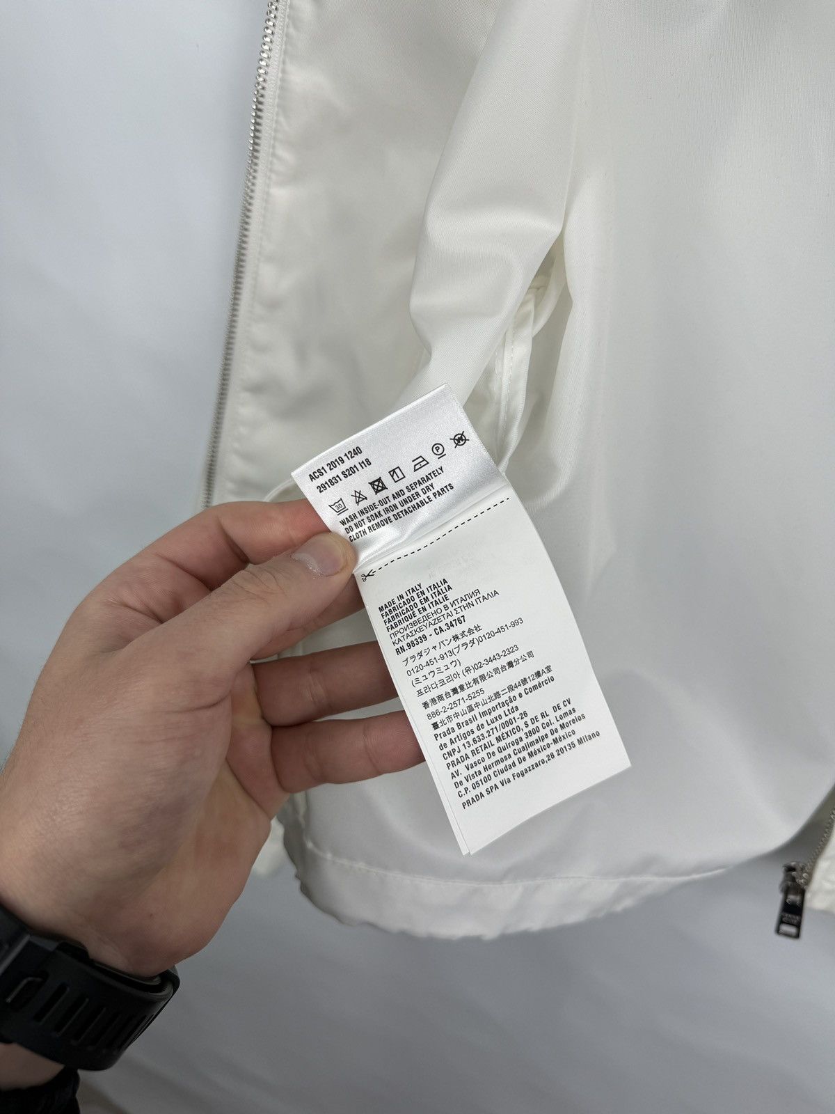 Prada 🇮🇹 Y2K Prada Zip Jacket Women Retro Rare Hype Size XS / US 0-2 / IT 36-38 - 8 Thumbnail