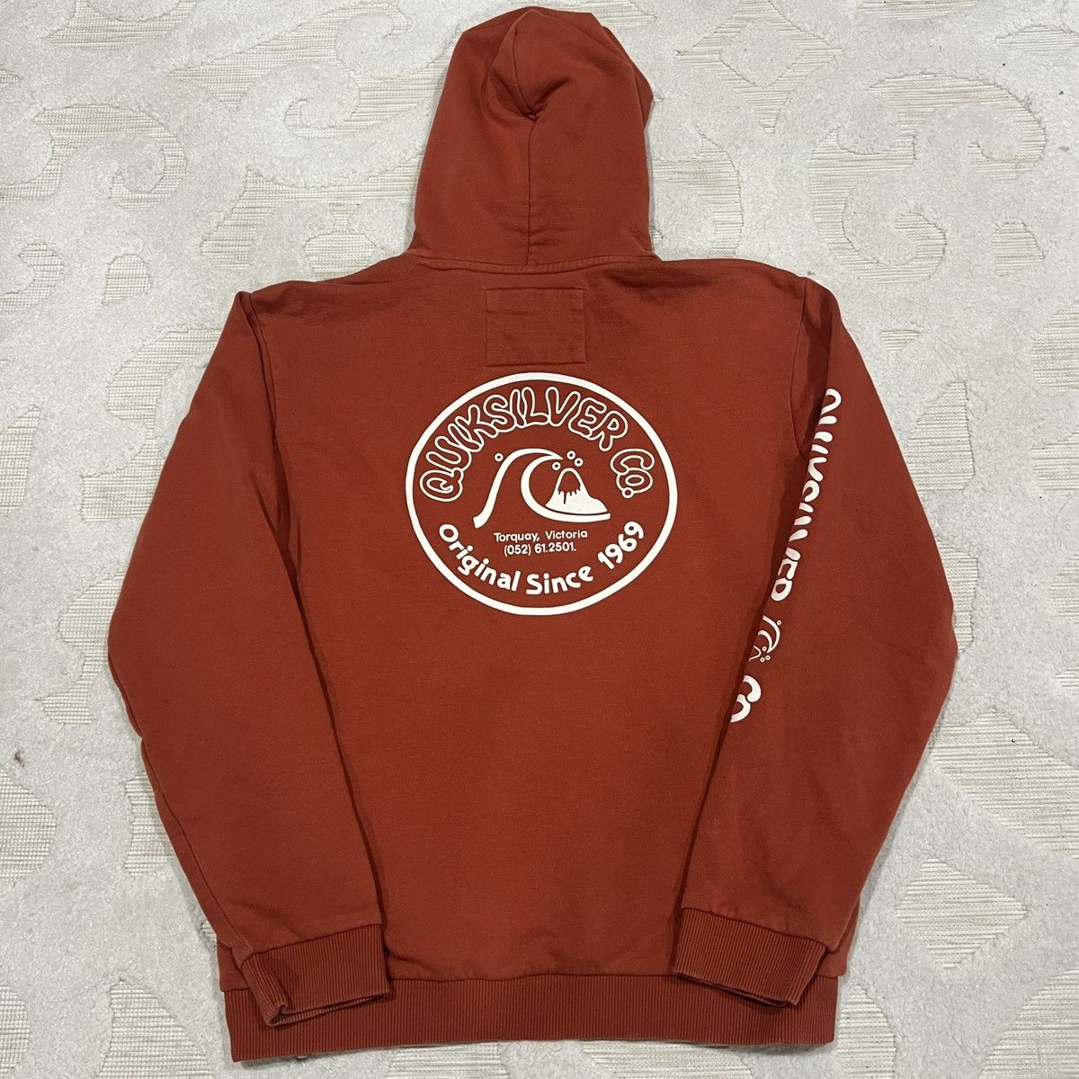 Quiksilver Vintage Quiksilver Hoodie Big Graphic Size US XL / EU 56 / 4 - 1 Thumbnail