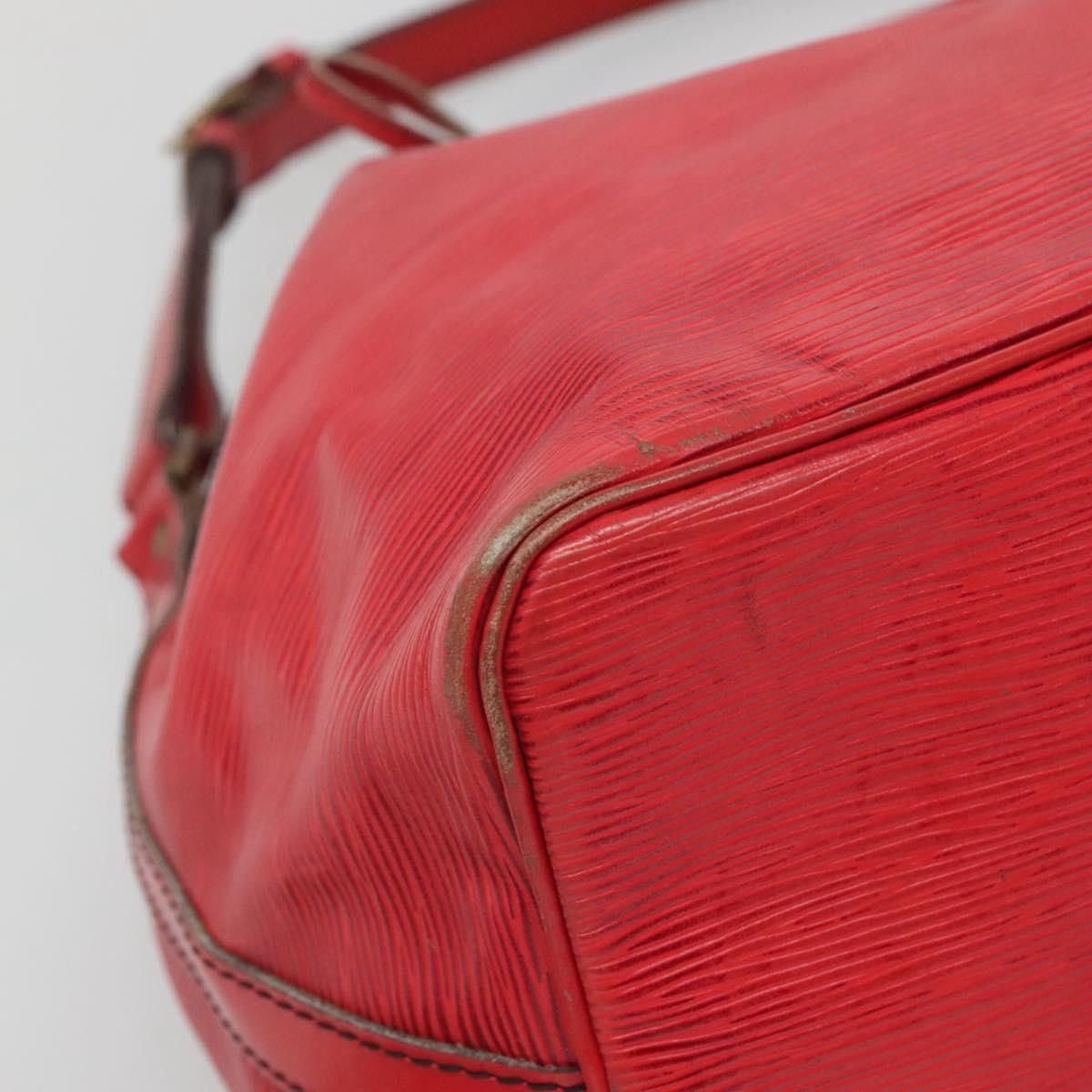 Louis Vuitton LOUIS VUITTON Epi Petit Noe Shoulder Bag Red M44107 Size ONE SIZE - 14 Thumbnail