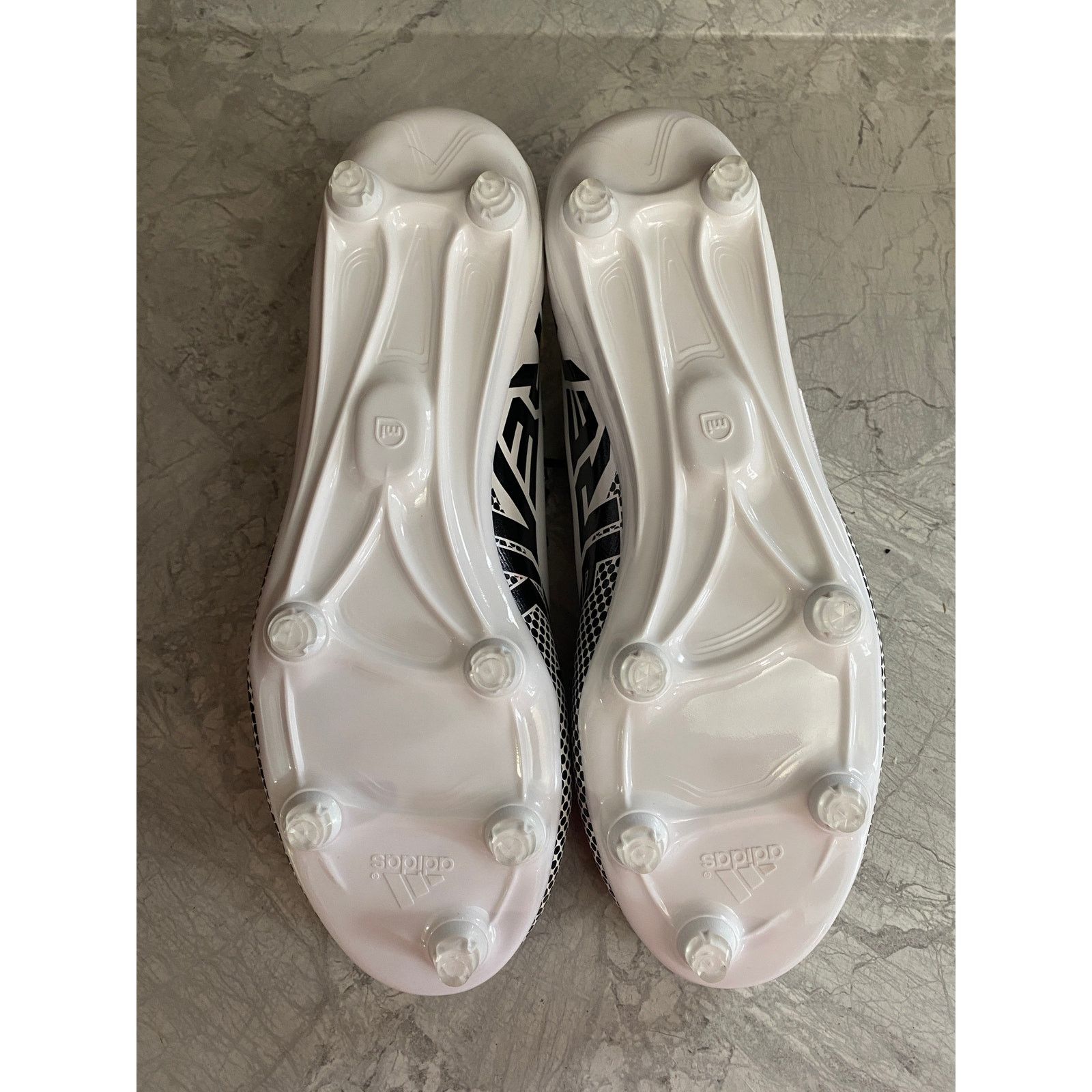 Adidas Adidas Freak White and Black Football Cleats Size 13 Size US 13 / EU 46 - 8 Thumbnail