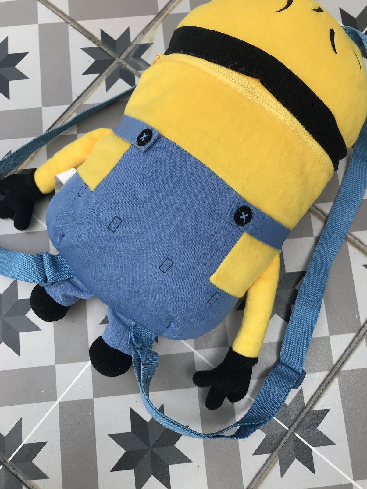 Japanese Brand DESPICABLE ME 3 MINIONS ESCAPE PREMIUM PLUSH BACKPACK Size ONE SIZE - 8 Thumbnail