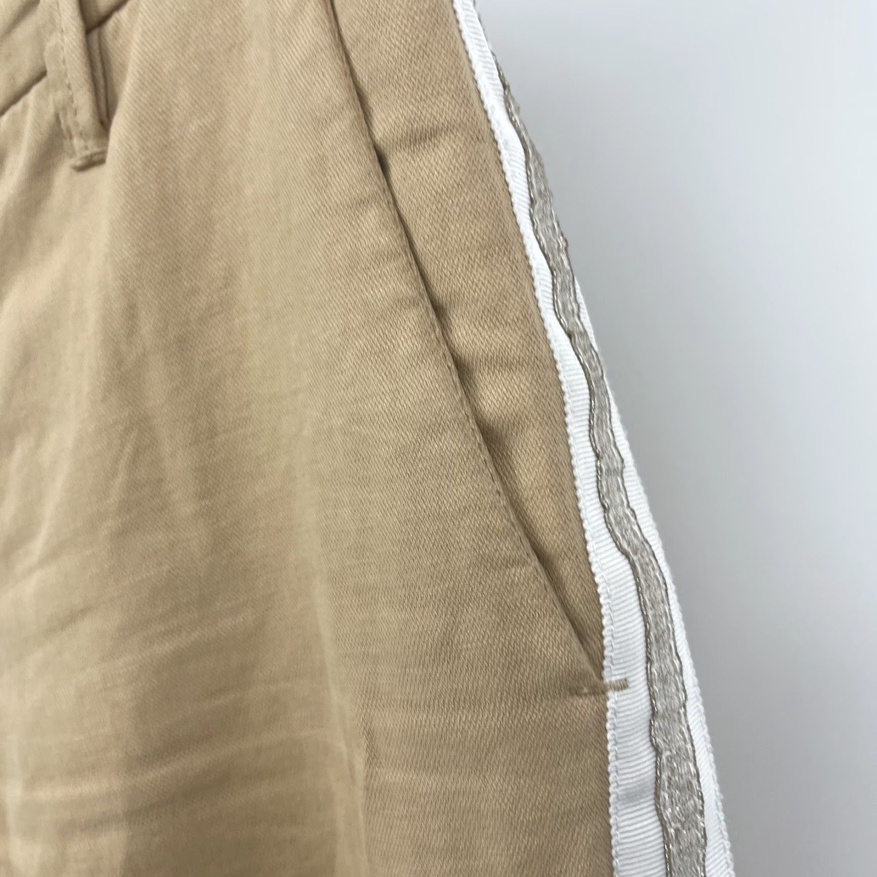 Zadig & Voltaire Zadig & Voltaire Pomelo Pants Women S Linen Beige Flat Front Straight Ankle Bohemian Preppy Women Size 28" / US 6 / IT 42 - 7 Thumbnail