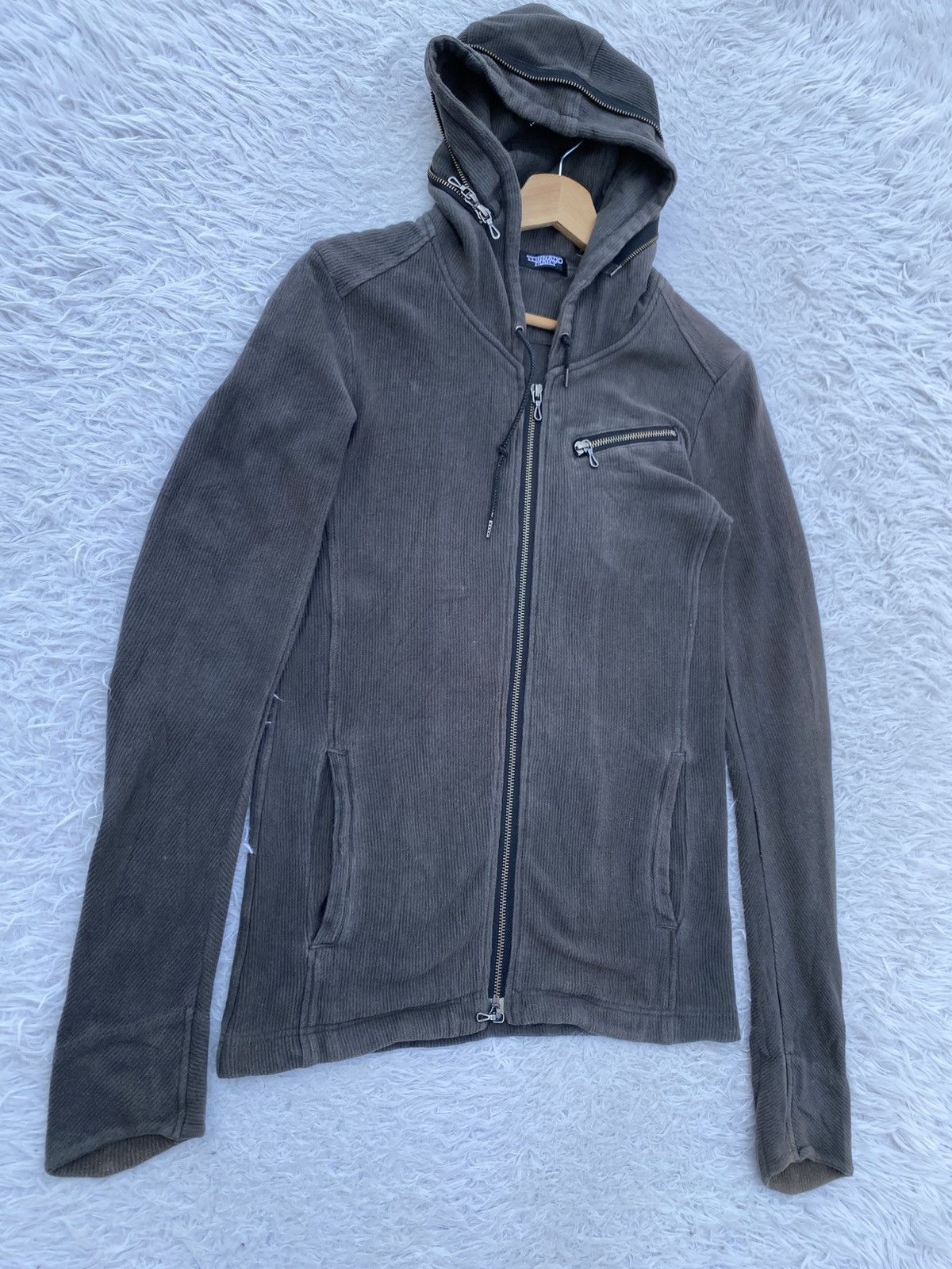 Tornado Mart Tornado Mart Japanese Brand Zippered Pocket Sweater Hoodie Size US S / EU 44-46 / 1 - 5 Thumbnail