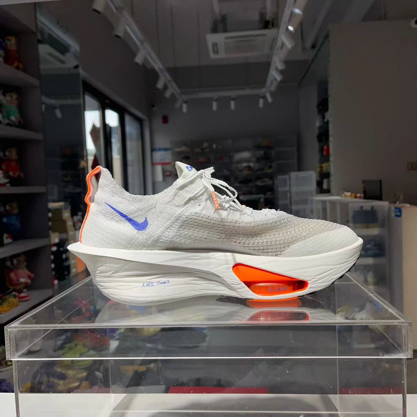 Nike Alphafly Next% 3 Blueprint Wht Org US44.5 Worn 1 xDust Bag Size US 11.5 / EU 44-45 - 5 Thumbnail