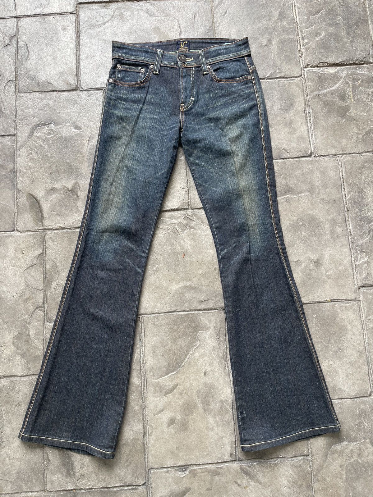Edwin JAPAN MADE Edwin Something Vienus Jean Flare Size US 27 - 1 Thumbnail