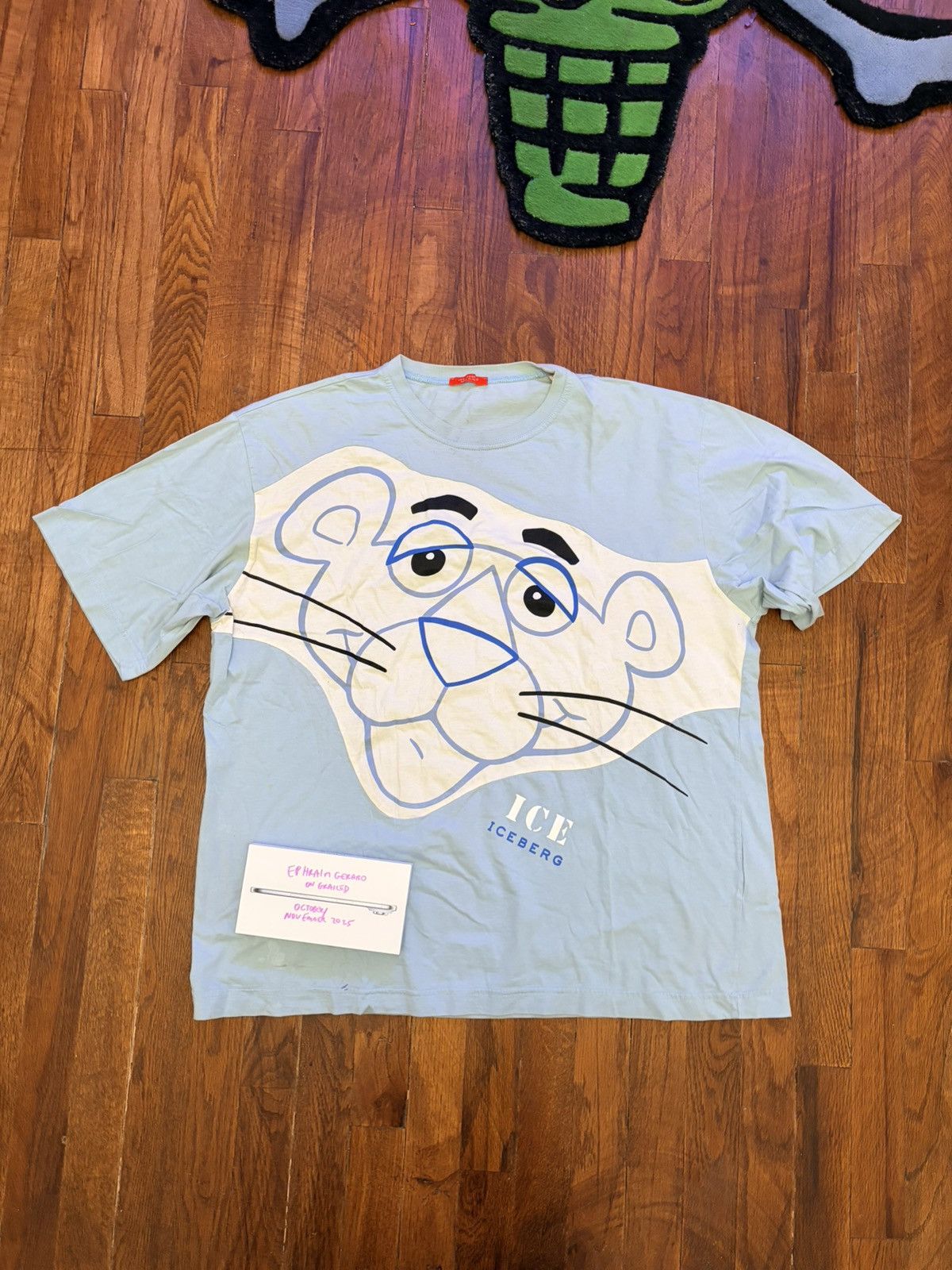 Iceberg Iceberg Pink Panther Tee Ice Blue OG Vintage XXL Size US XXL / EU 58 / 5 - 1 Thumbnail