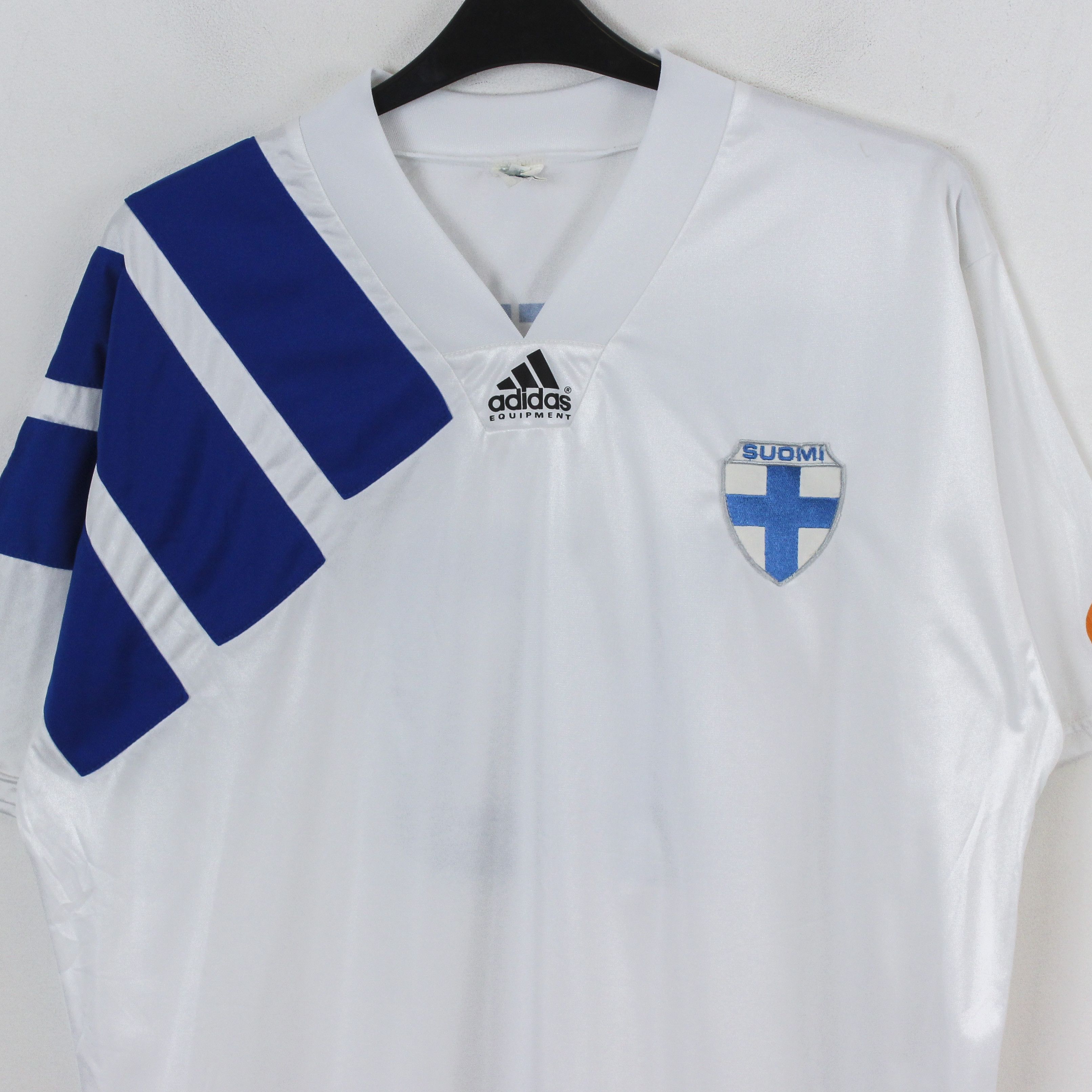 Adidas Finland Litmanen 1993 1995 Jersey Shirt Kit Suomi Finnish XL Size US XL / EU 56 / 4 - 3 Thumbnail