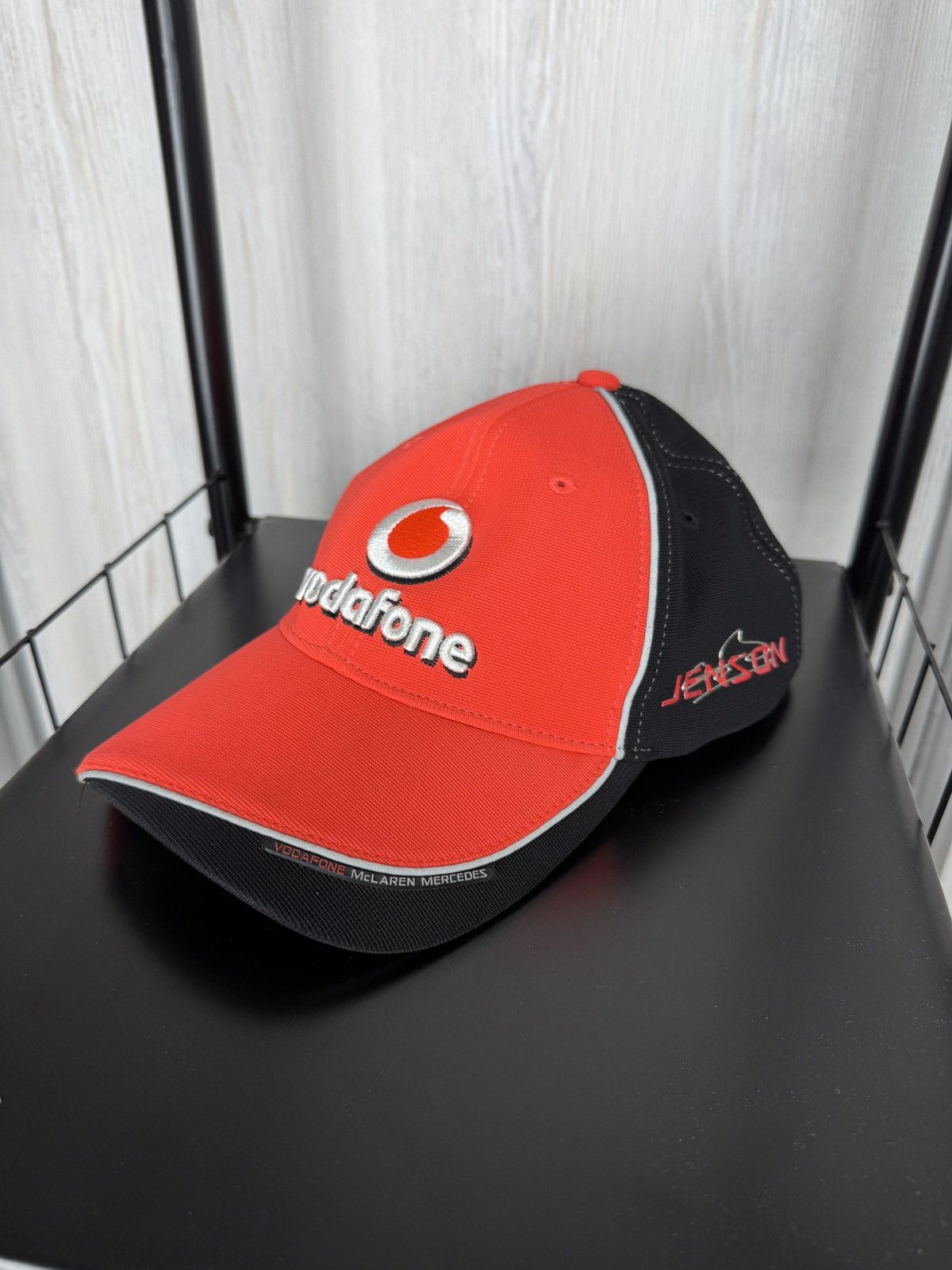 Mercedes-Benz Vodafone McLaren Mercedes F1 Jenson Button Racing Cap Size ONE SIZE - 1 Thumbnail