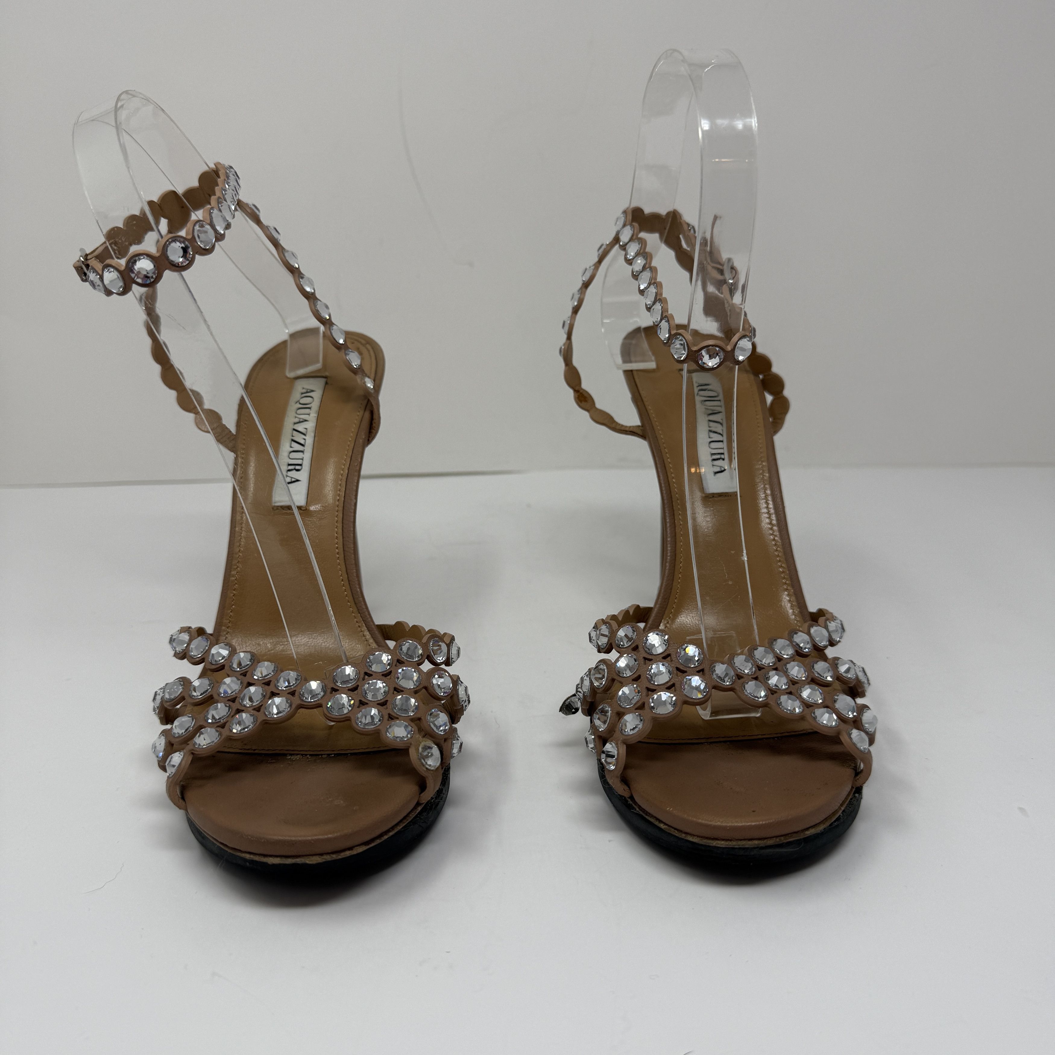 Aquazzura Aquazzura Tequila Crystal Jewel Rhinestone Size US 9.5 / IT 39.5 - 2 Thumbnail