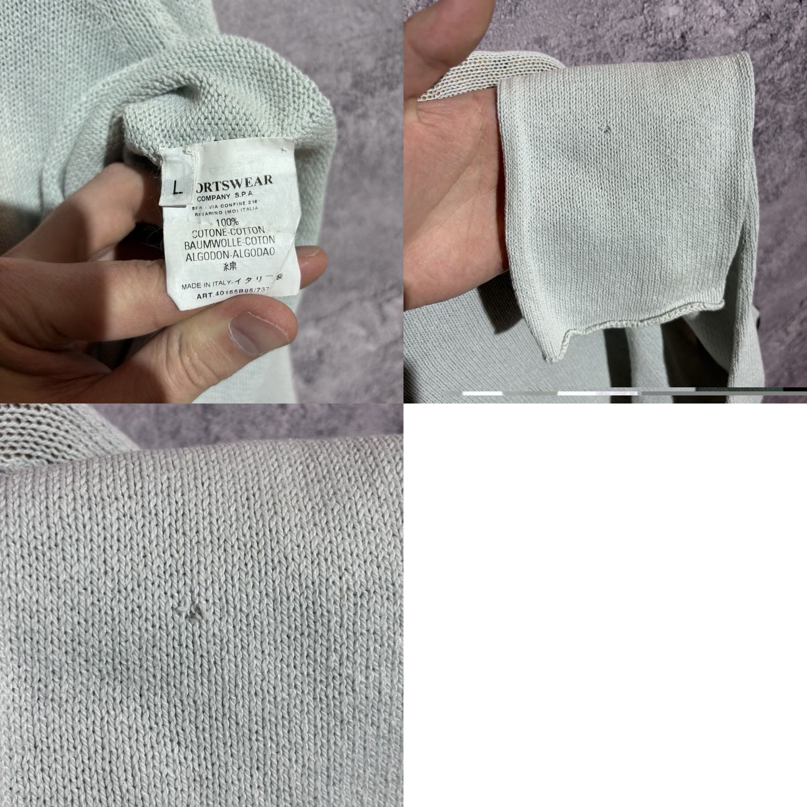 Stone Island VINTAGE Stone Island Sweater Shirt? Size US L / EU 52-54 / 3 - 8 Thumbnail