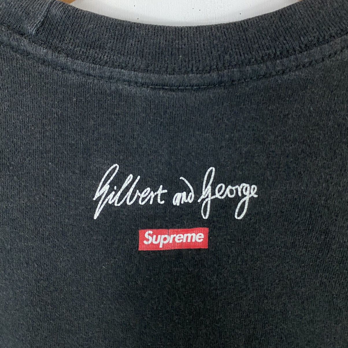 Supreme SUPREME GILBERT AND GEORGE DEATH AFTER LIFE SUNFADED TEE Size US S / EU 44-46 / 1 - 8 Thumbnail