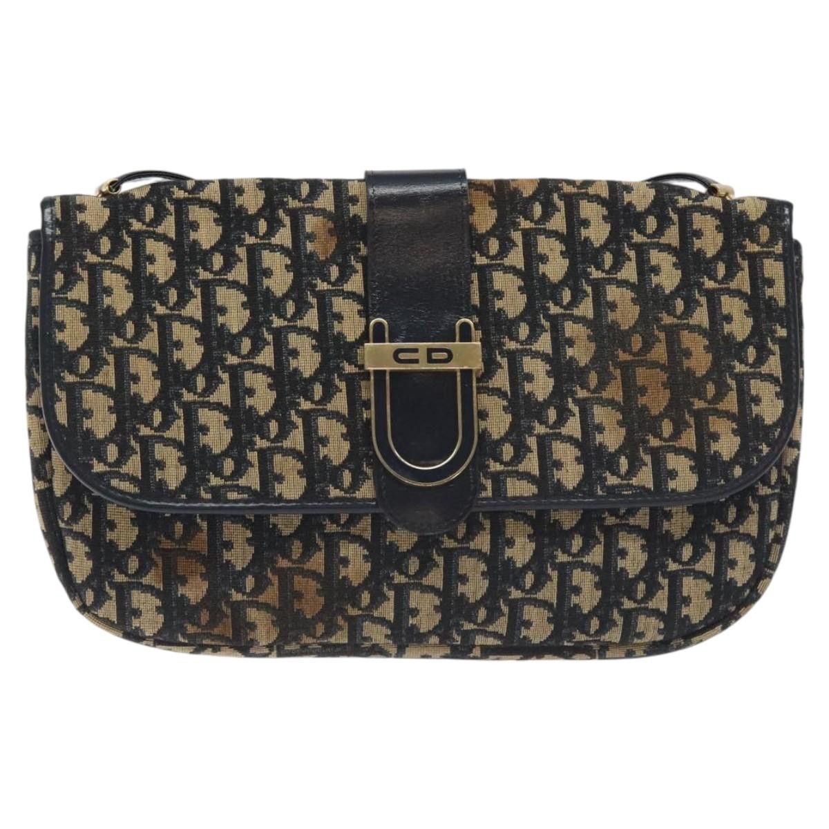 Dior DIOR Trotter Canvas Shoulder Bag Navy Size ONE SIZE - 2 Thumbnail