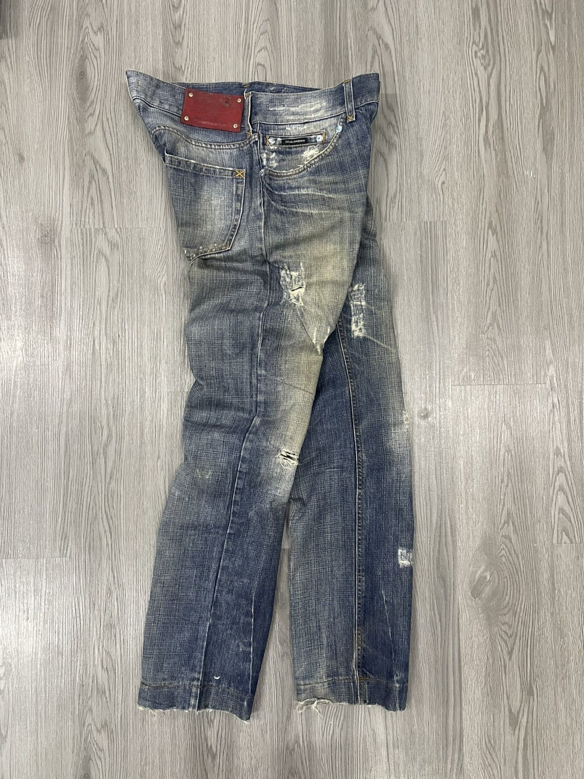 Dolce & Gabbana Dolce & Gabbana rip distressed denim Size US 32 / EU 48 - 1 Thumbnail