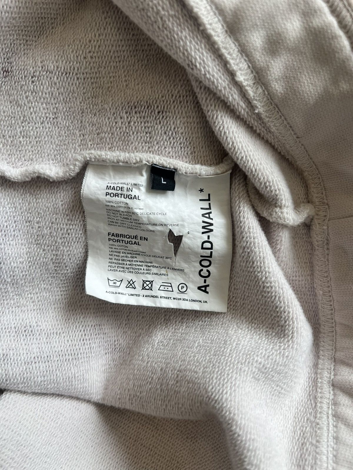 A-COLD-WALL* A-Cold-Wall Weathered Painted Hoodie Size US L / EU 52-54 / 3 - 8 Thumbnail