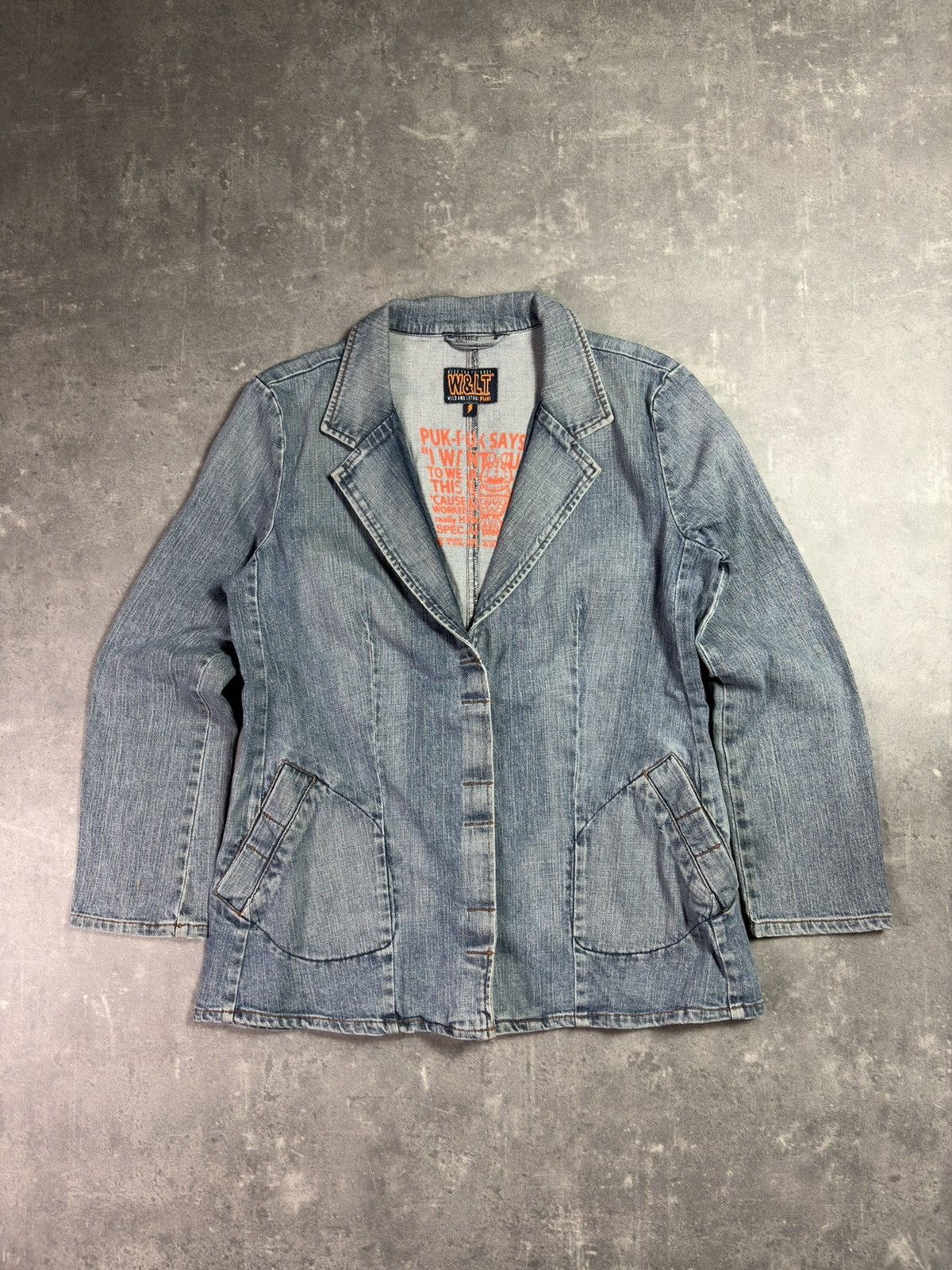 Walter Van Beirendonck W&LT Walter Van Beirendonck Deconstructed Jeans Blazer S M Size US M / EU 48-50 / 2 - 1 Thumbnail
