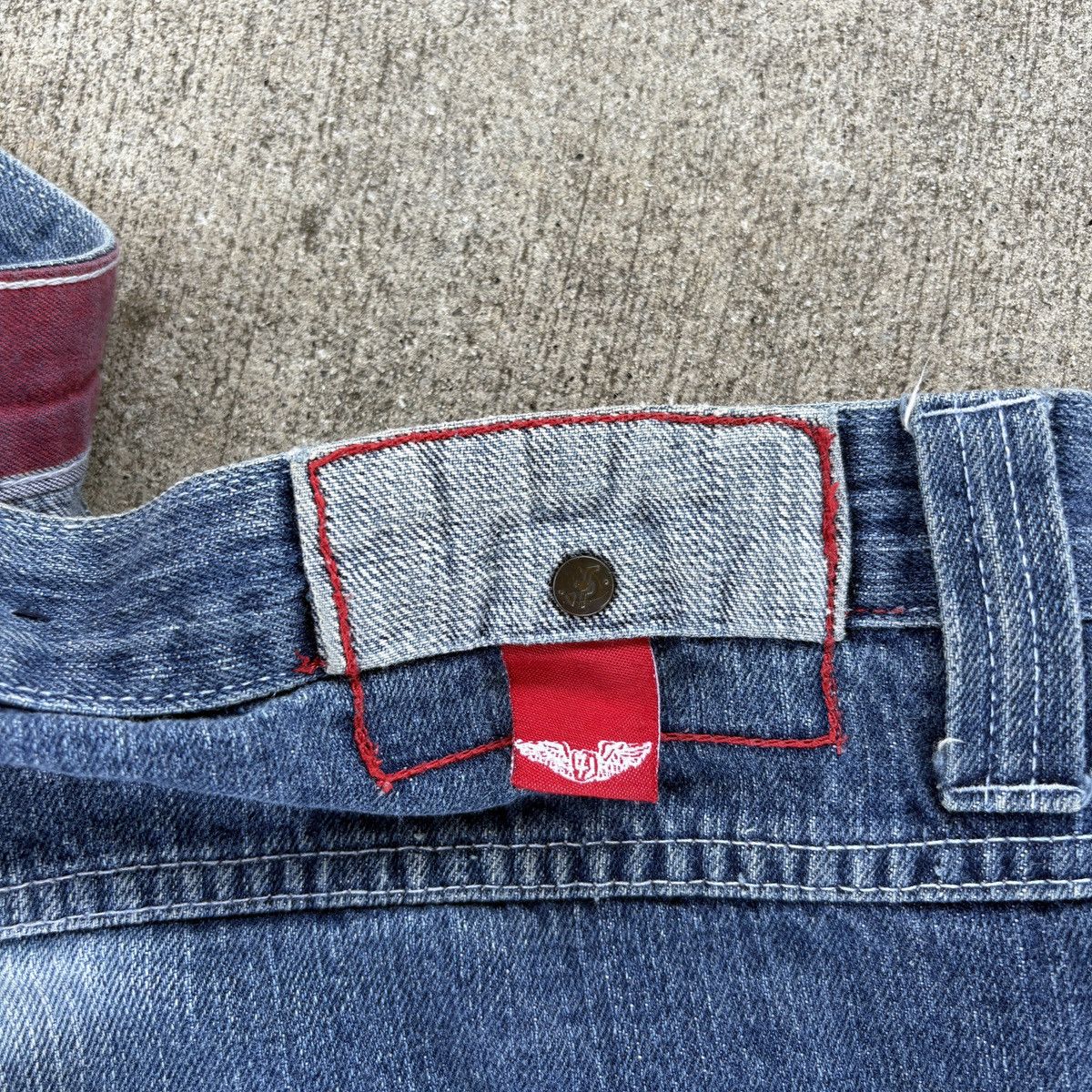 Other Y2K 4fatherz plaid baggy fit light wash faded denim jorts Size US 40 / EU 56 - 7 Thumbnail