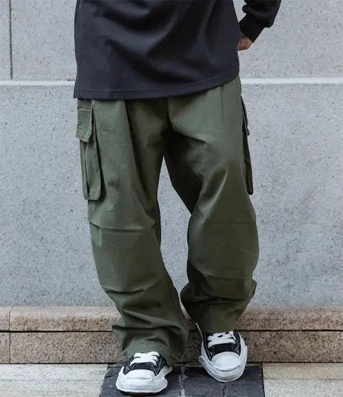 Other Multi-pocket street loose casual straight cargo trousers Size US 32 / EU 48 - 5 Thumbnail
