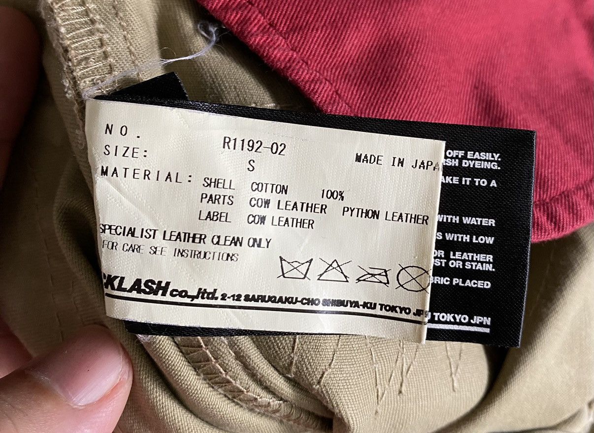 Isamu Katayama Backlash Isamu Katayama Backlash Rusty Leather trim Flare Pants Size US 29 - 19 Thumbnail