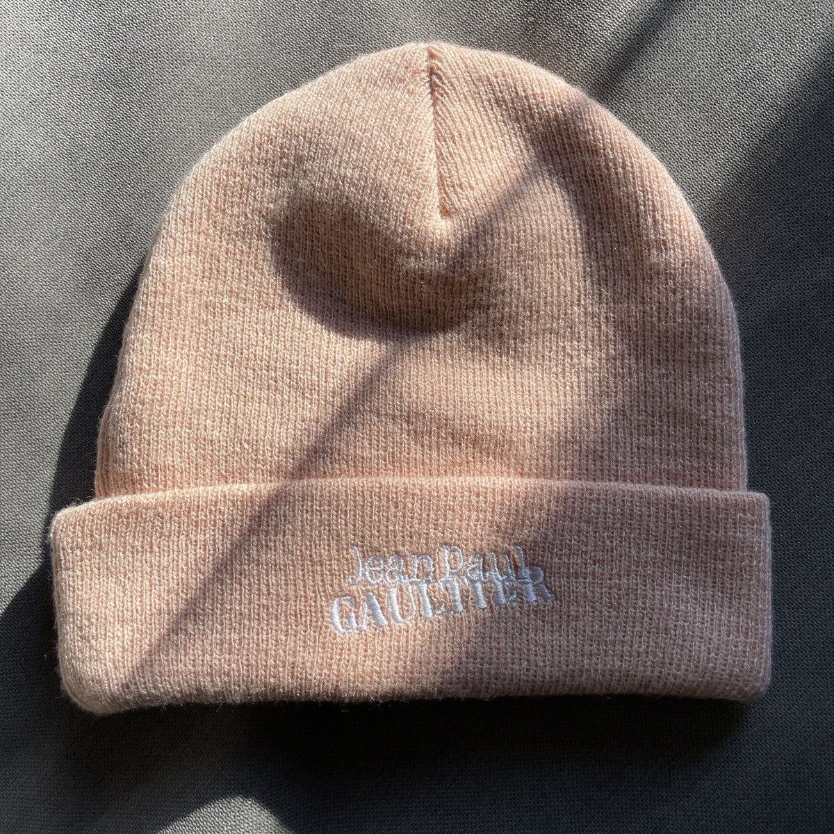 image of Jean Paul Gaultier Jean Paul Gauliter Salmon/pink Knit Beanie, Men's