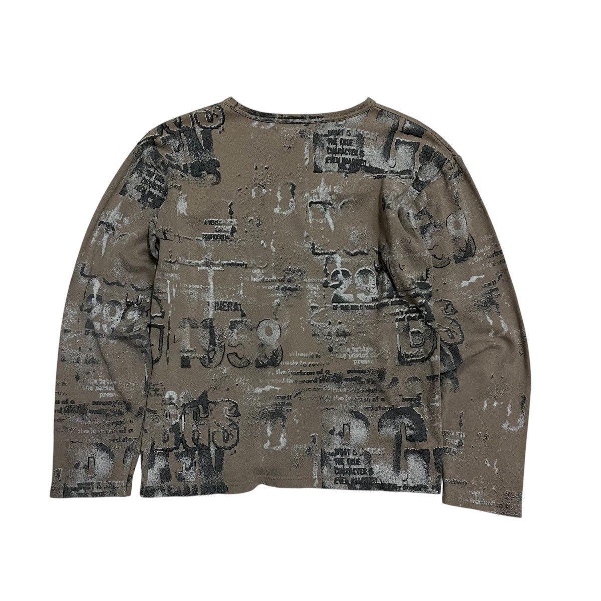 If Six Was Nine Bernings Sho Seditionaries Poem Cyber Gothic Punk LS T Shirt Size US S / EU 44-46 / 1 - 8 Thumbnail