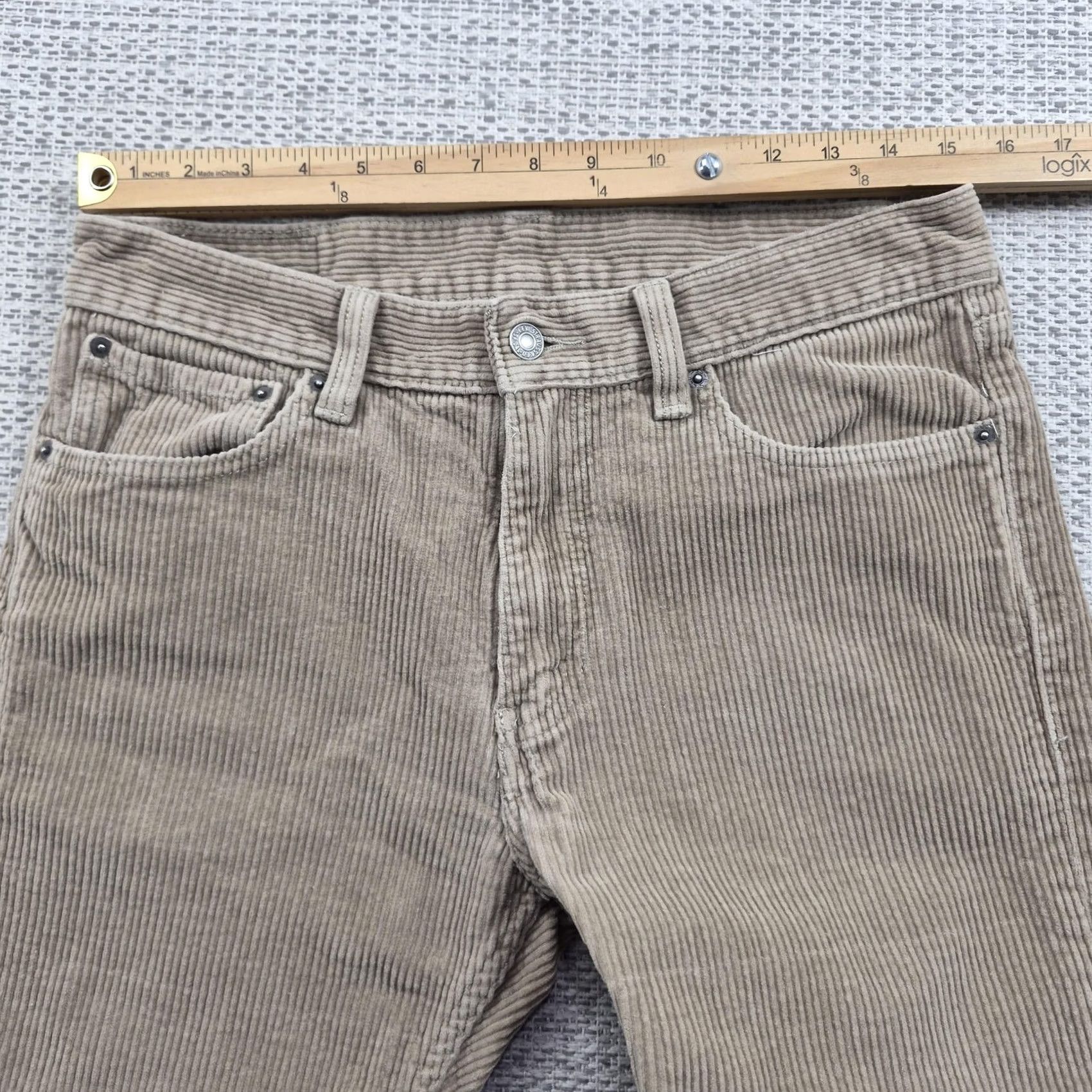 Levi's Levi's 510 Super Skinny Jeans Mens 34x30 Corduroy Beige 5 Pocket Zip Fly Denim Pants Regular Size Size US 34 / EU 50 - 6 Thumbnail