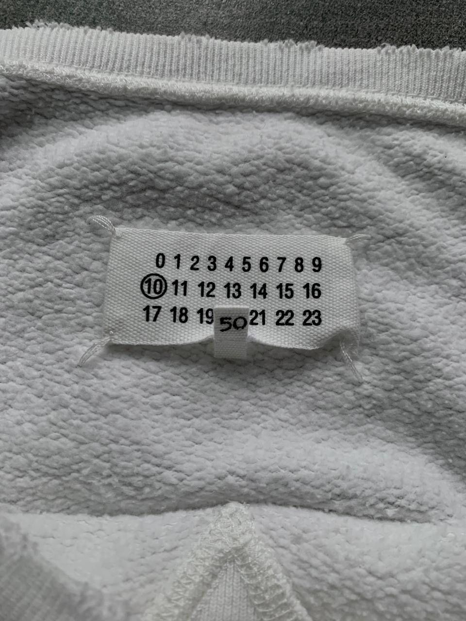 Maison Margiela FREE TAX! 3D Number Logo Oversized Crewneck Size US XL / EU 56 / 4 - 14 Thumbnail