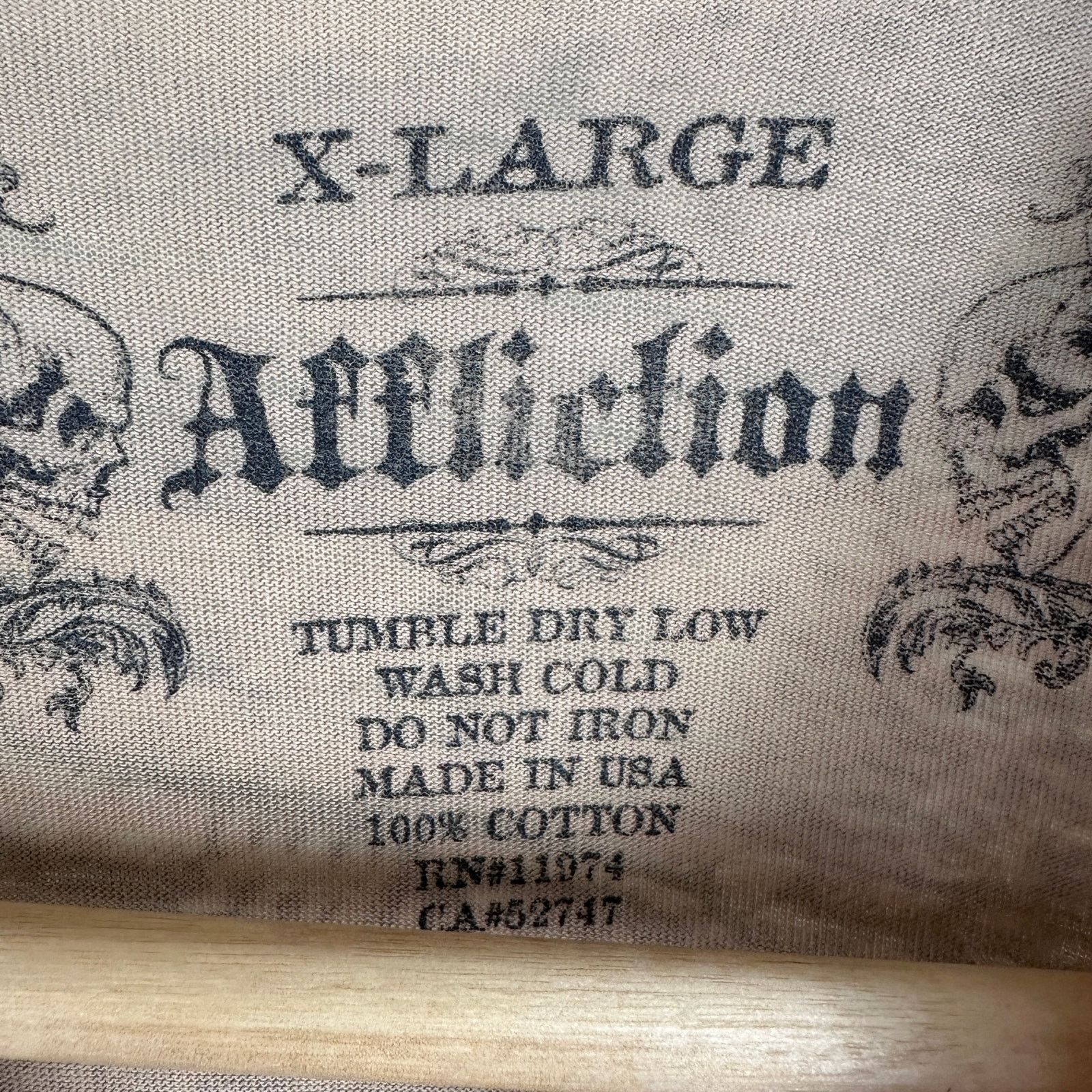 Affliction Live Fast Gun Tee Size US XL / EU 56 / 4 - 4 Thumbnail