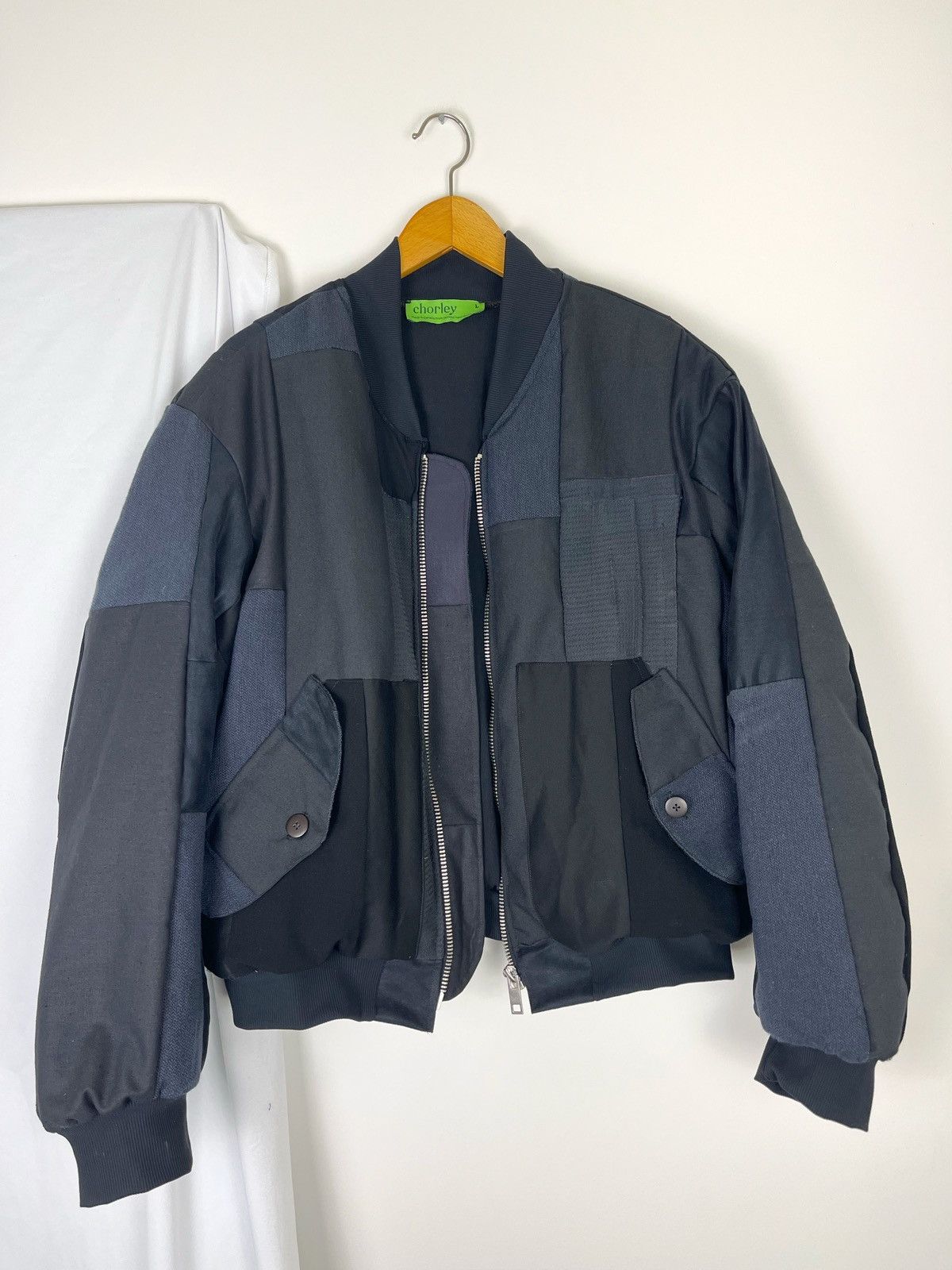 Chorley × Handmade Chorley Oversized Patchwork Ma1 Bomber Jacket Size US L / EU 52-54 / 3 - 1 Thumbnail