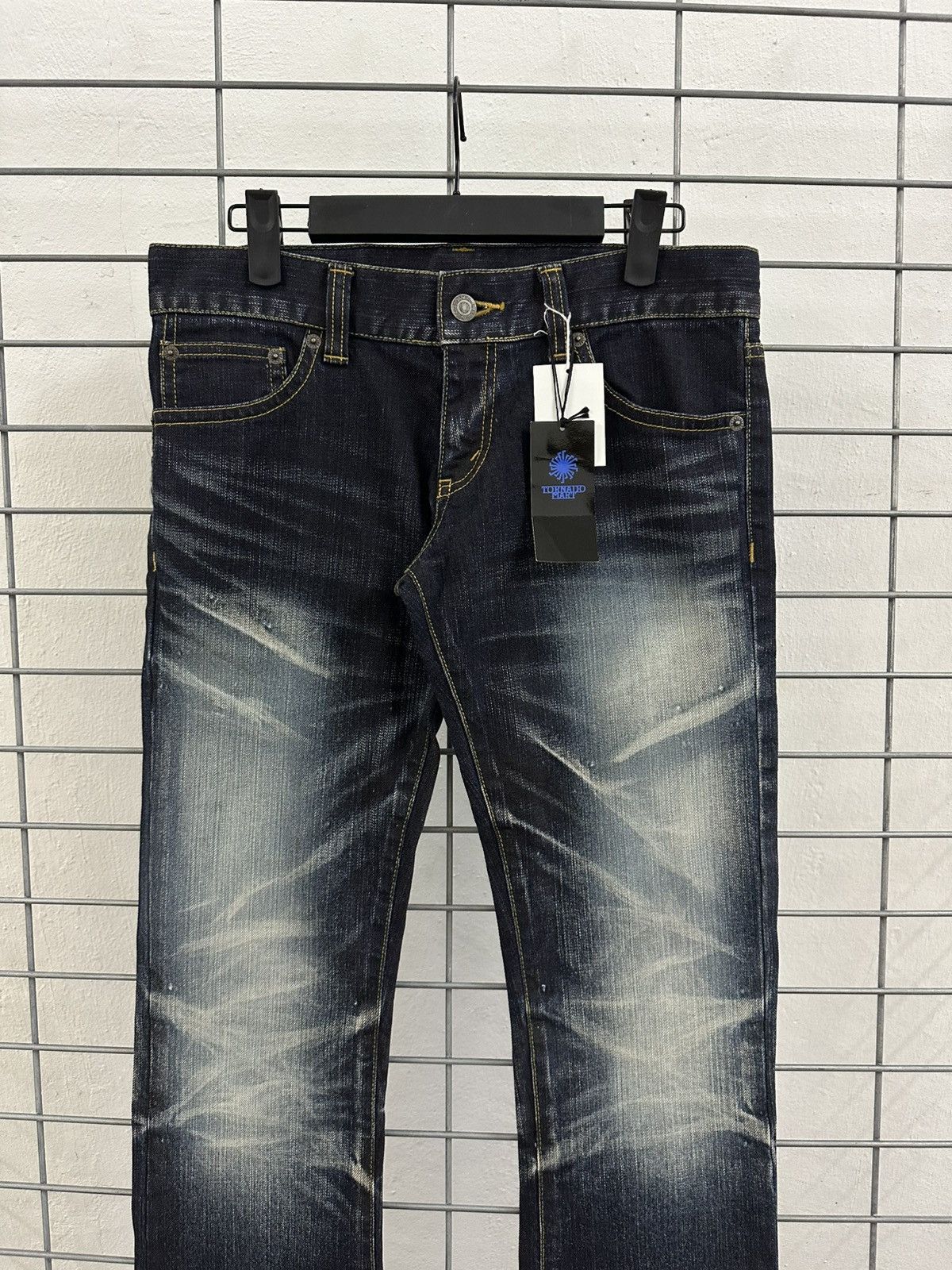Tornado Mart Rare And Beautiful Tornado Mart by Issey Miyake Flared Jeans Size 30" / US 8 / IT 44 - 4 Thumbnail