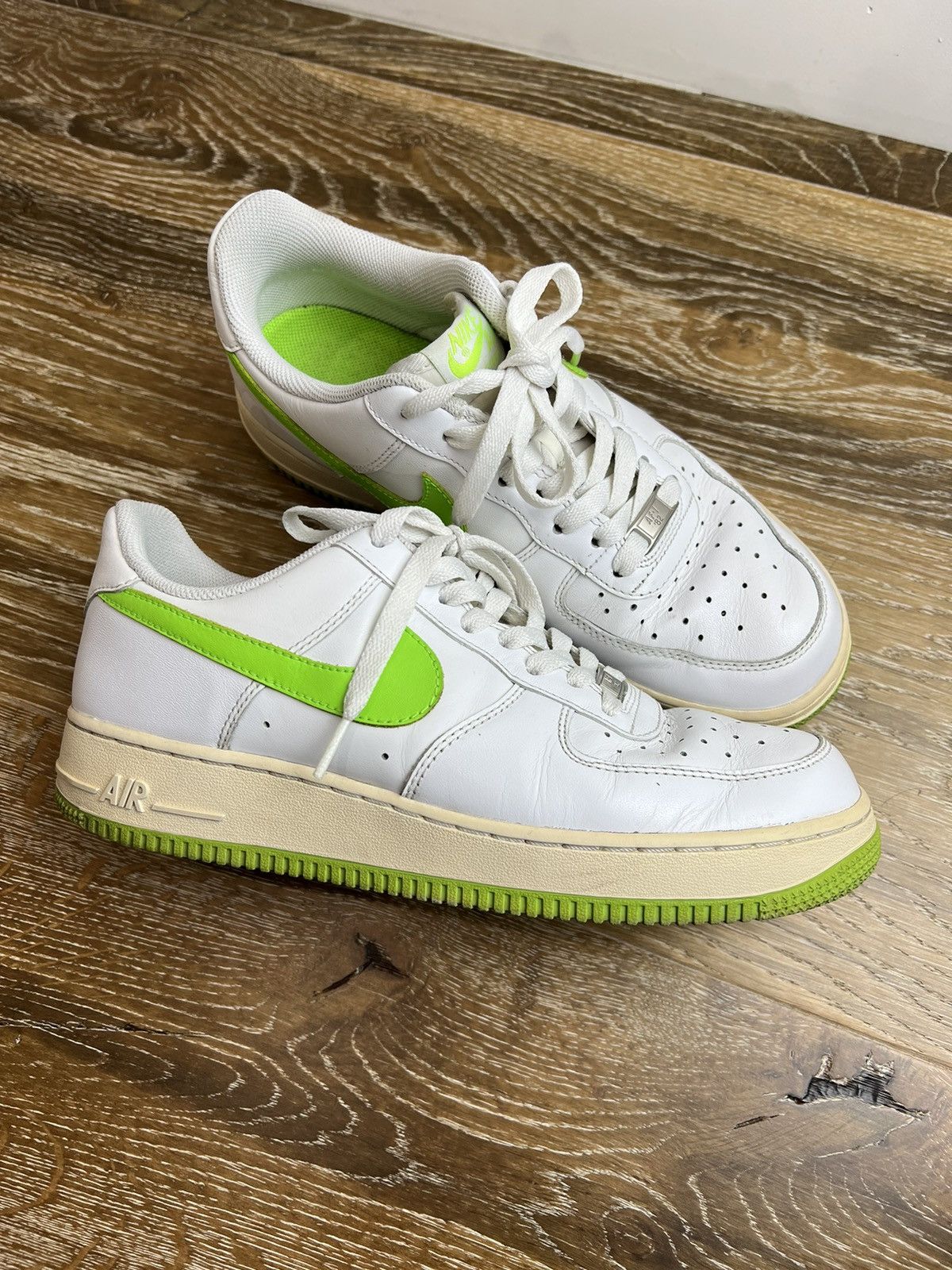 Nike Nike air force 1s electric green sneakers Size US 8.5 / EU 41-42 - 1 Thumbnail