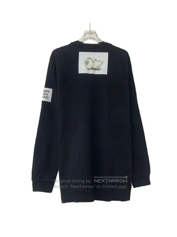 Burberry Burberry Black Cotton Women's Sweatshirt. Size XL / US 12-14 / IT 48-50 - 2 Thumbnail
