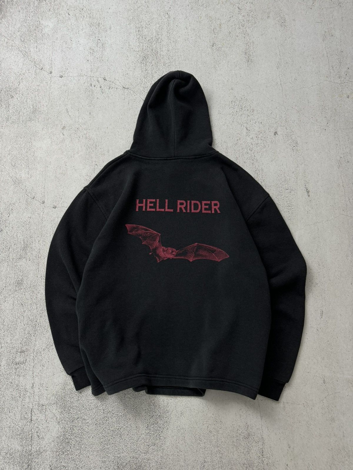 Japanese Brand × Vintage Hellrider Vintage Avantgarde Hoodie Size US L / EU 52-54 / 3 - 7 Thumbnail