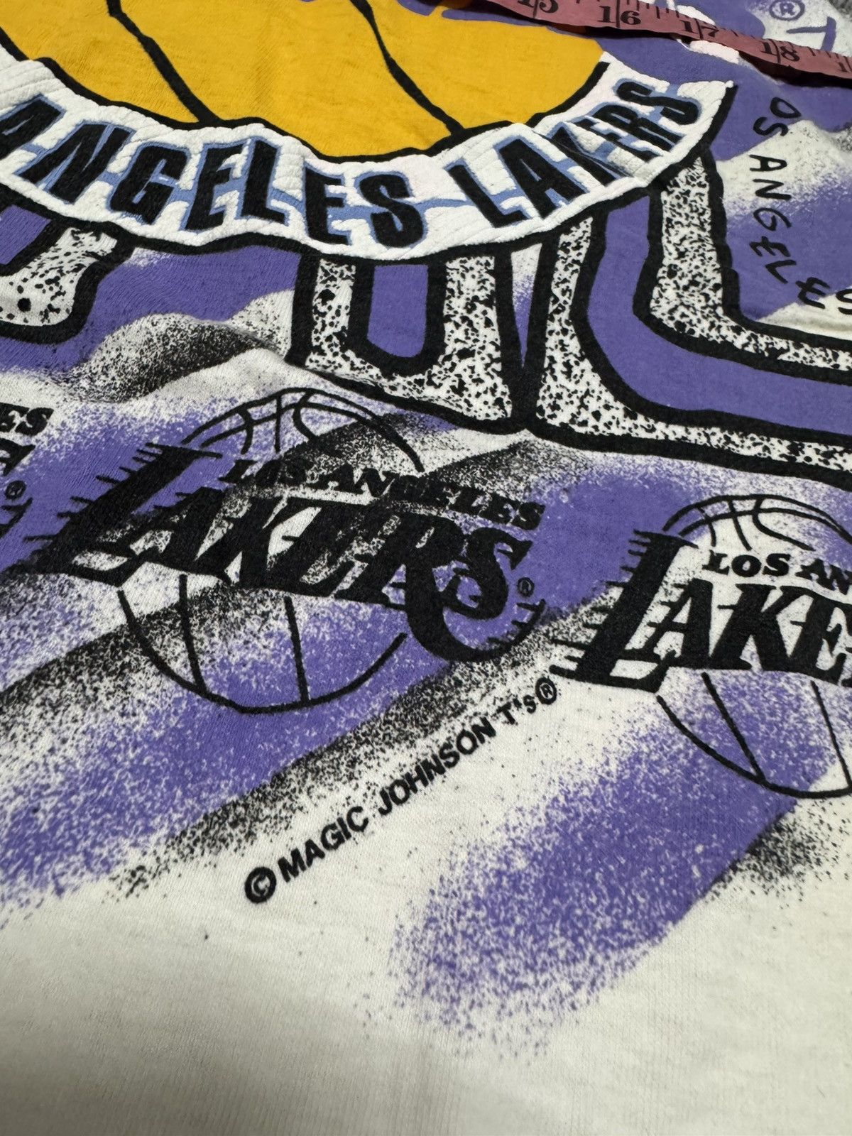 NBA VINTAGE LOS ANGELES LAKERS MAGIC JOHNSON SHIRT Size US XL / EU 56 / 4 - 5 Thumbnail