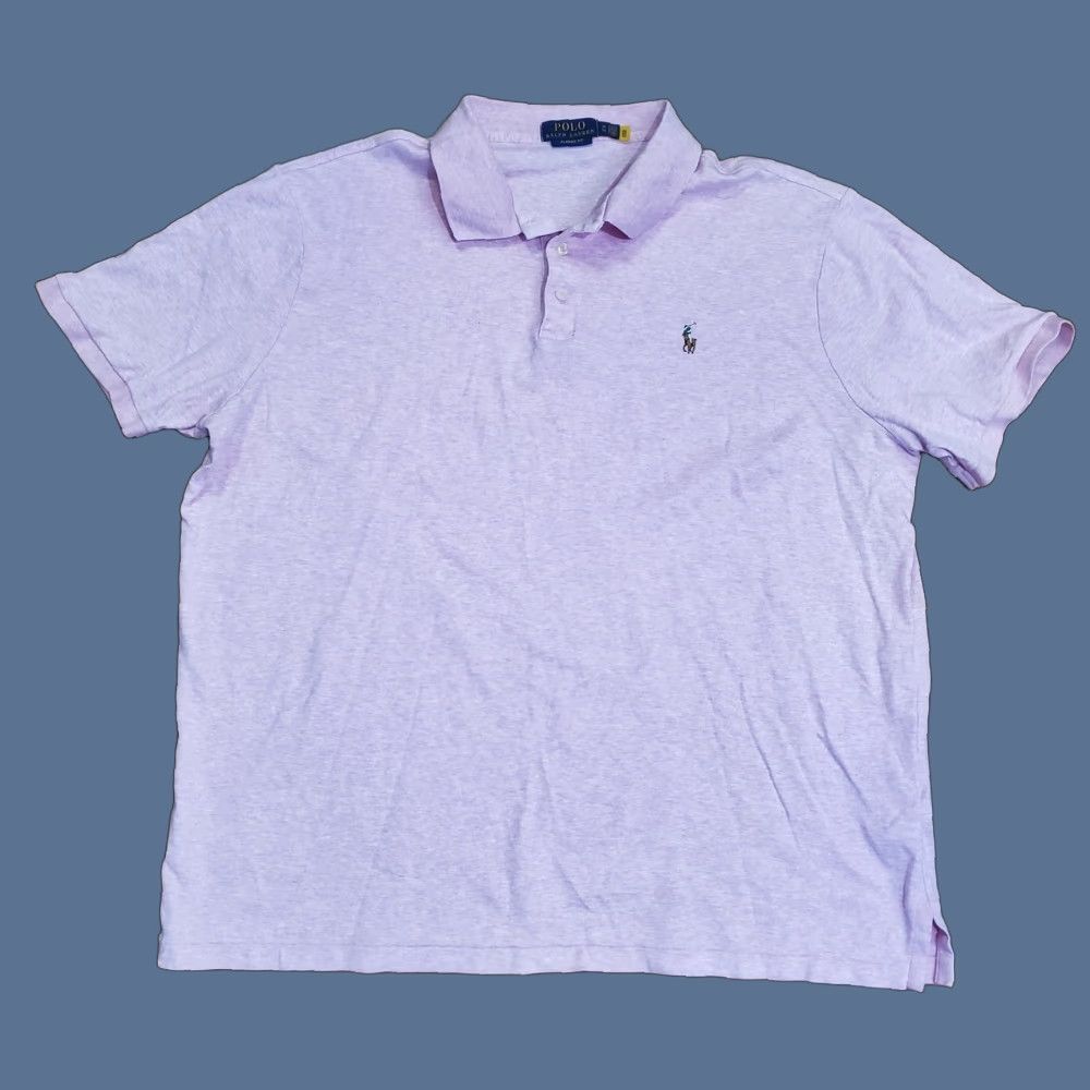 Polo Ralph Lauren Polo Ralph Lauren Polo Shirt Mens XL Purple Classic Fit Pony Logo Casual Size US XL / EU 56 / 4 - 1 Thumbnail