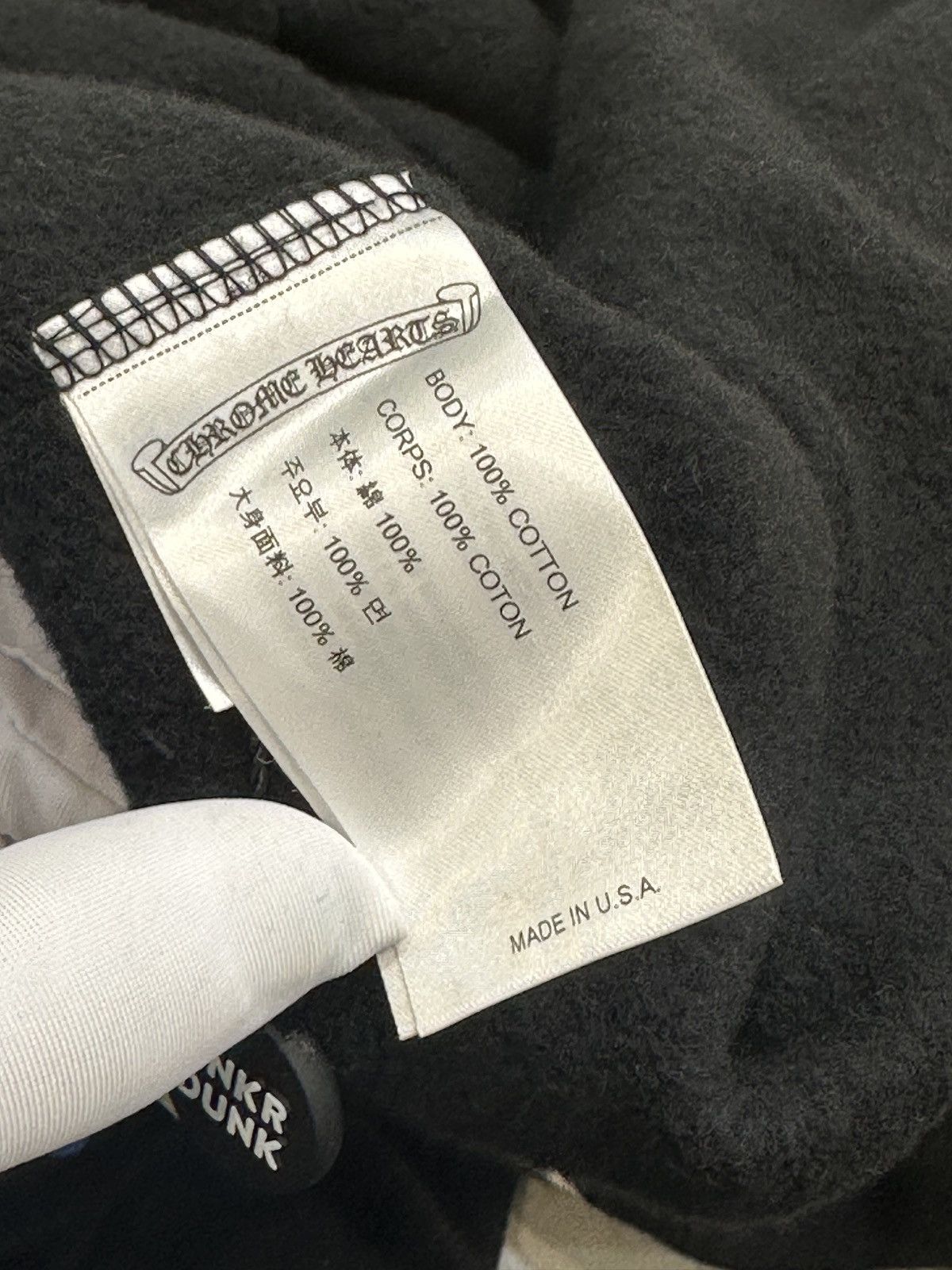 Chrome Hearts CHROME HEARTS STENCIL HOODIE BLACK Size US S / EU 44-46 / 1 - 9 Thumbnail