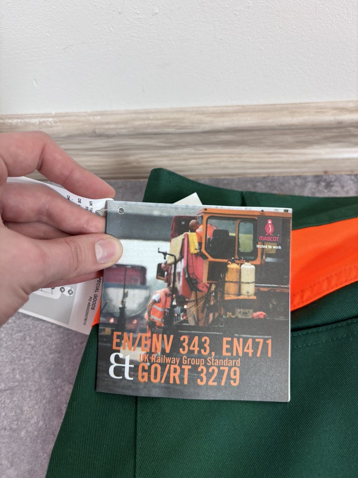 Other Mascot Men’s NWT Reflective Green/Orange Safety Work Pants Size US 32 / EU 48 - 19 Thumbnail