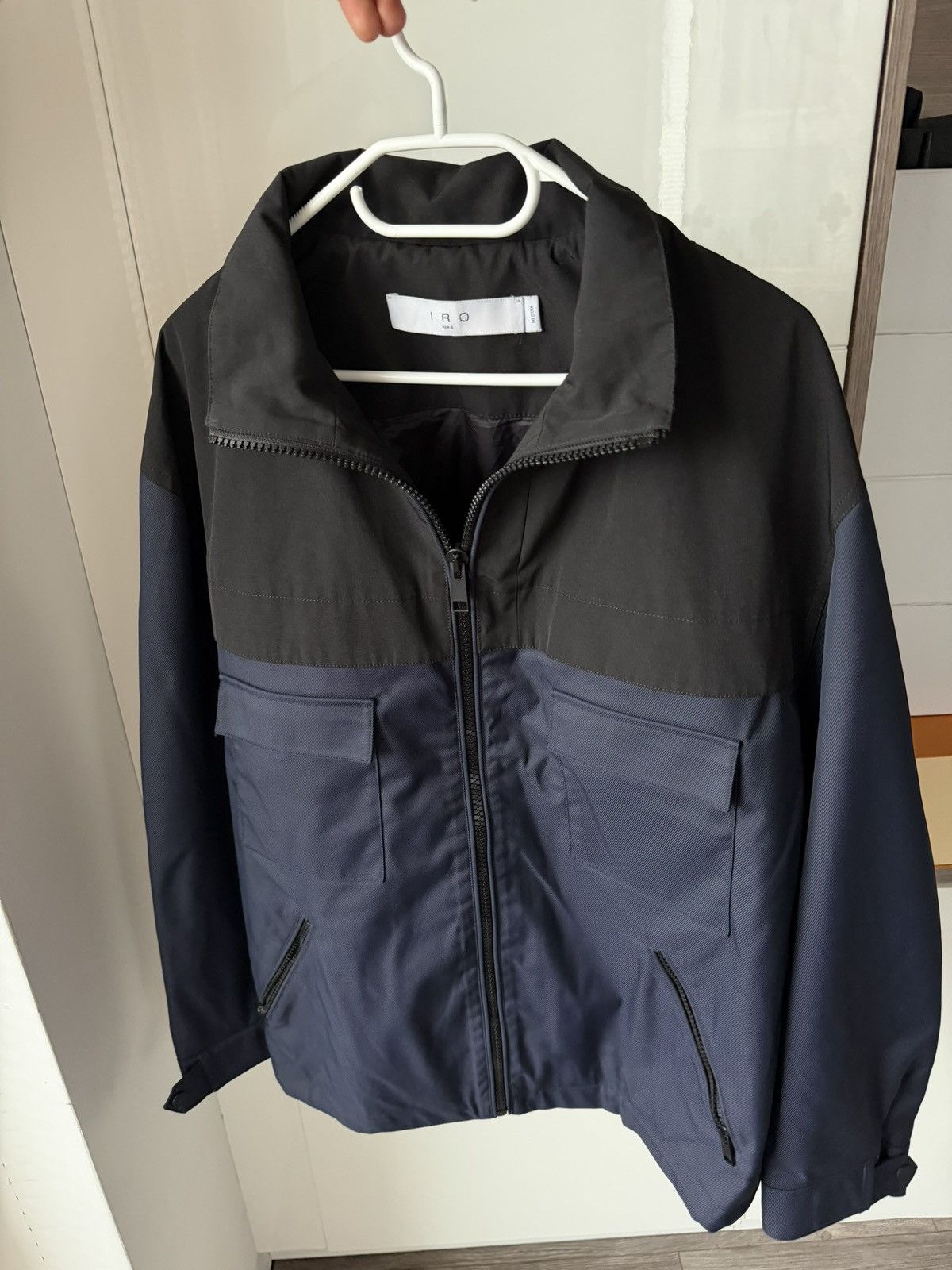Iro IRO Spring /Summer 2022 Blue/Black Barnes Paris Jacket Size US M / EU 48-50 / 2 - 3 Thumbnail